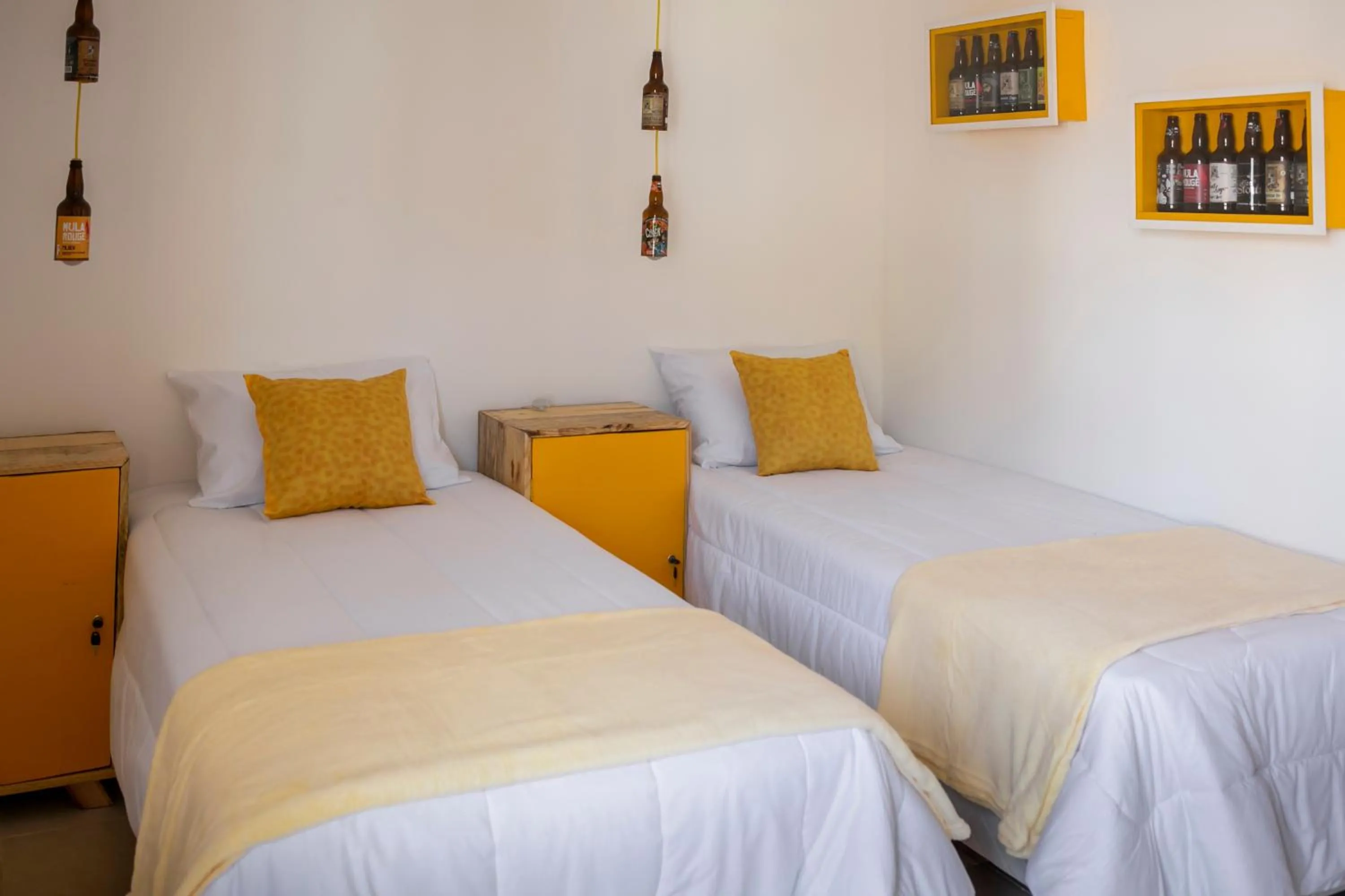 Bed in Pousada Rua de Lazer