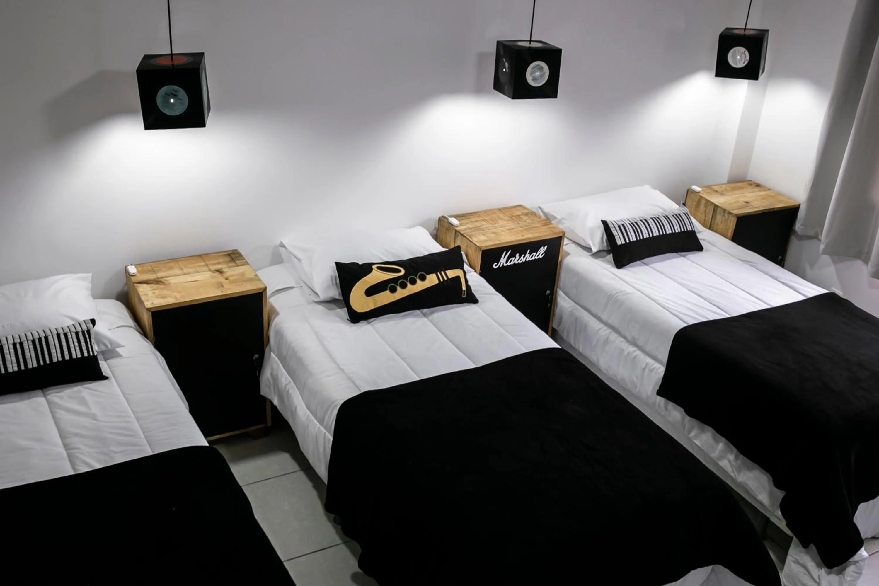 Bed in Pousada Rua de Lazer