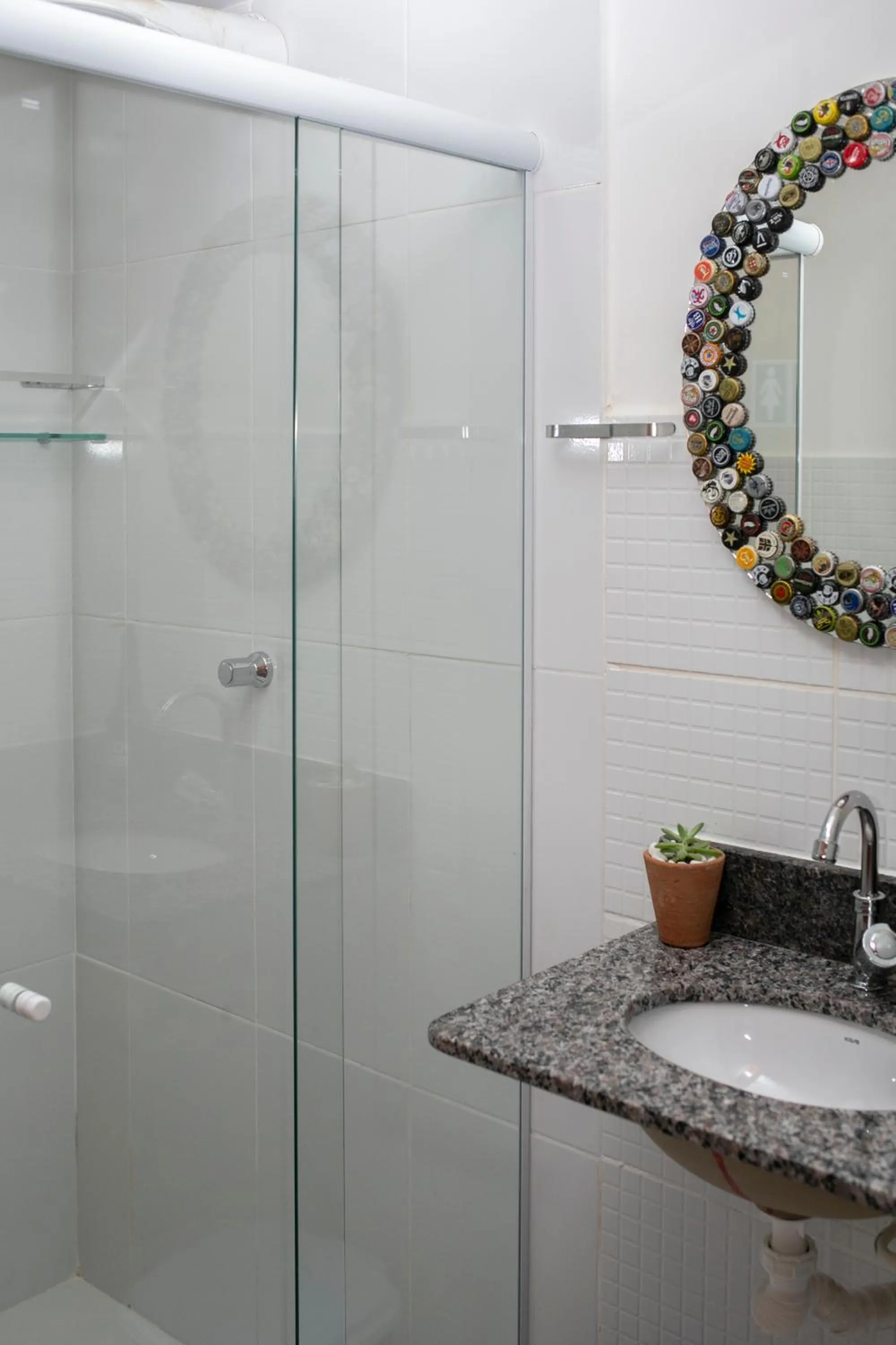 Shower in Pousada Rua de Lazer