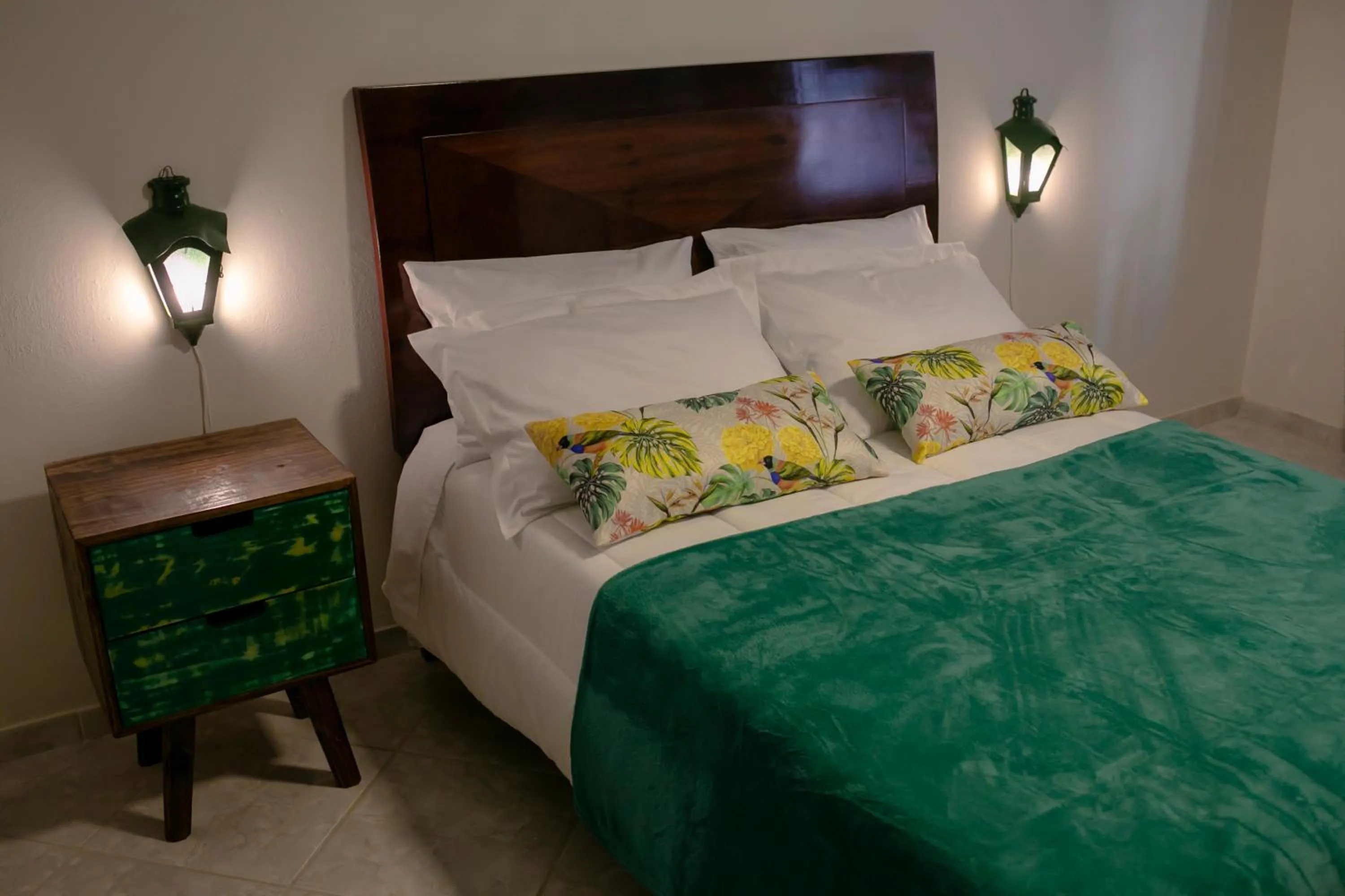 Bed in Pousada Rua de Lazer