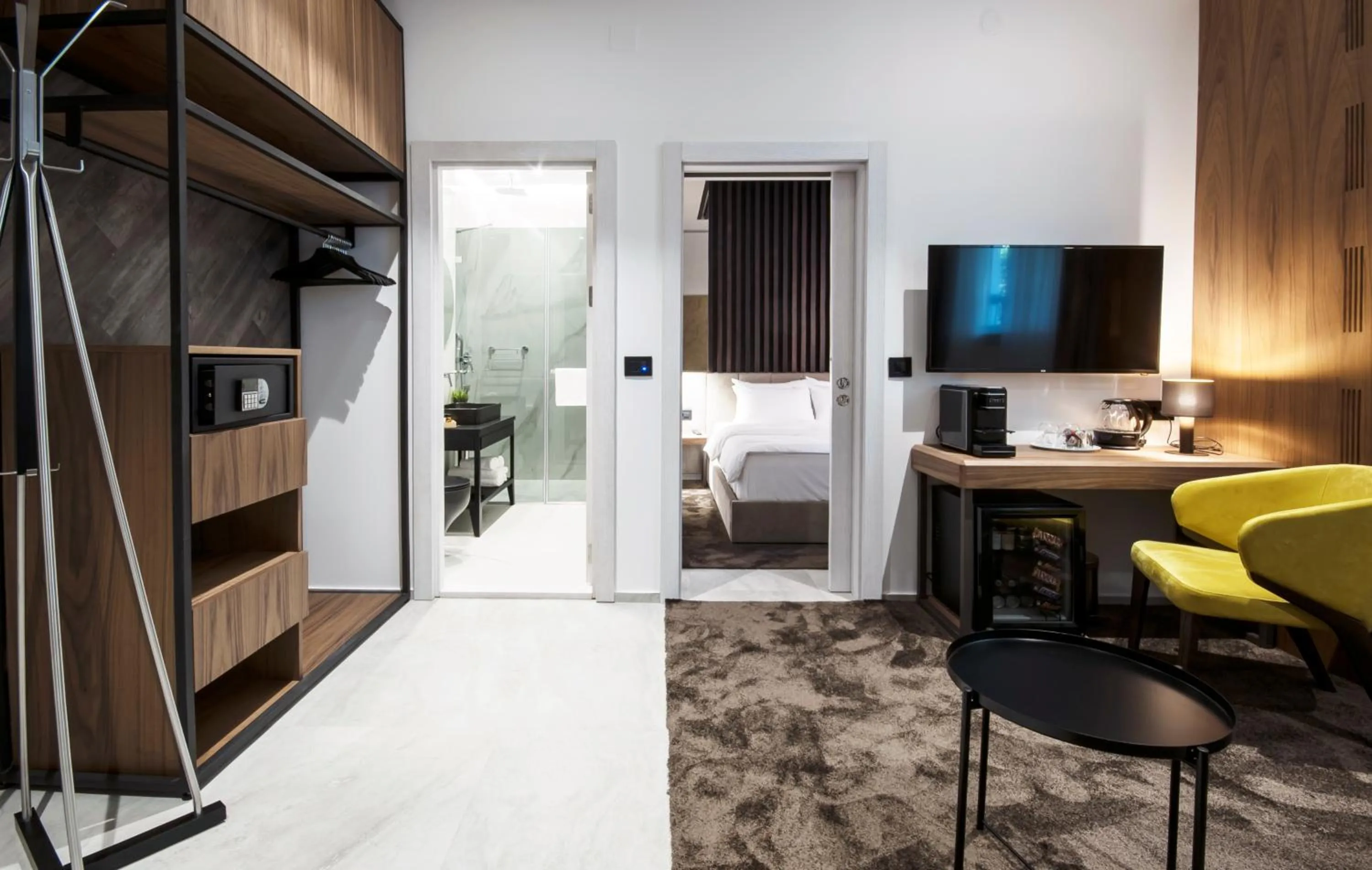 Photo of the whole room, Bed in The Location Hotel