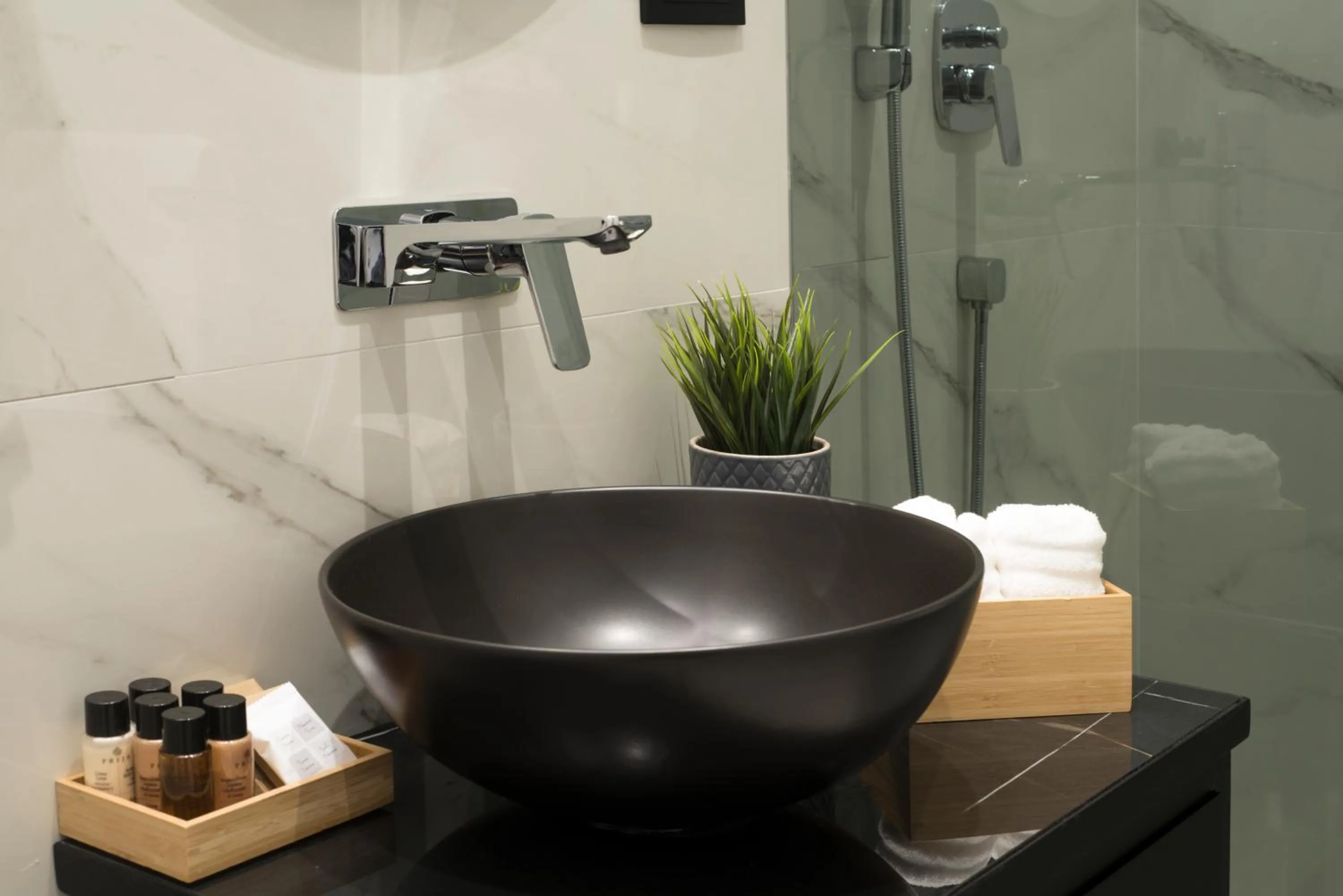 Bathroom in The Location Hotel