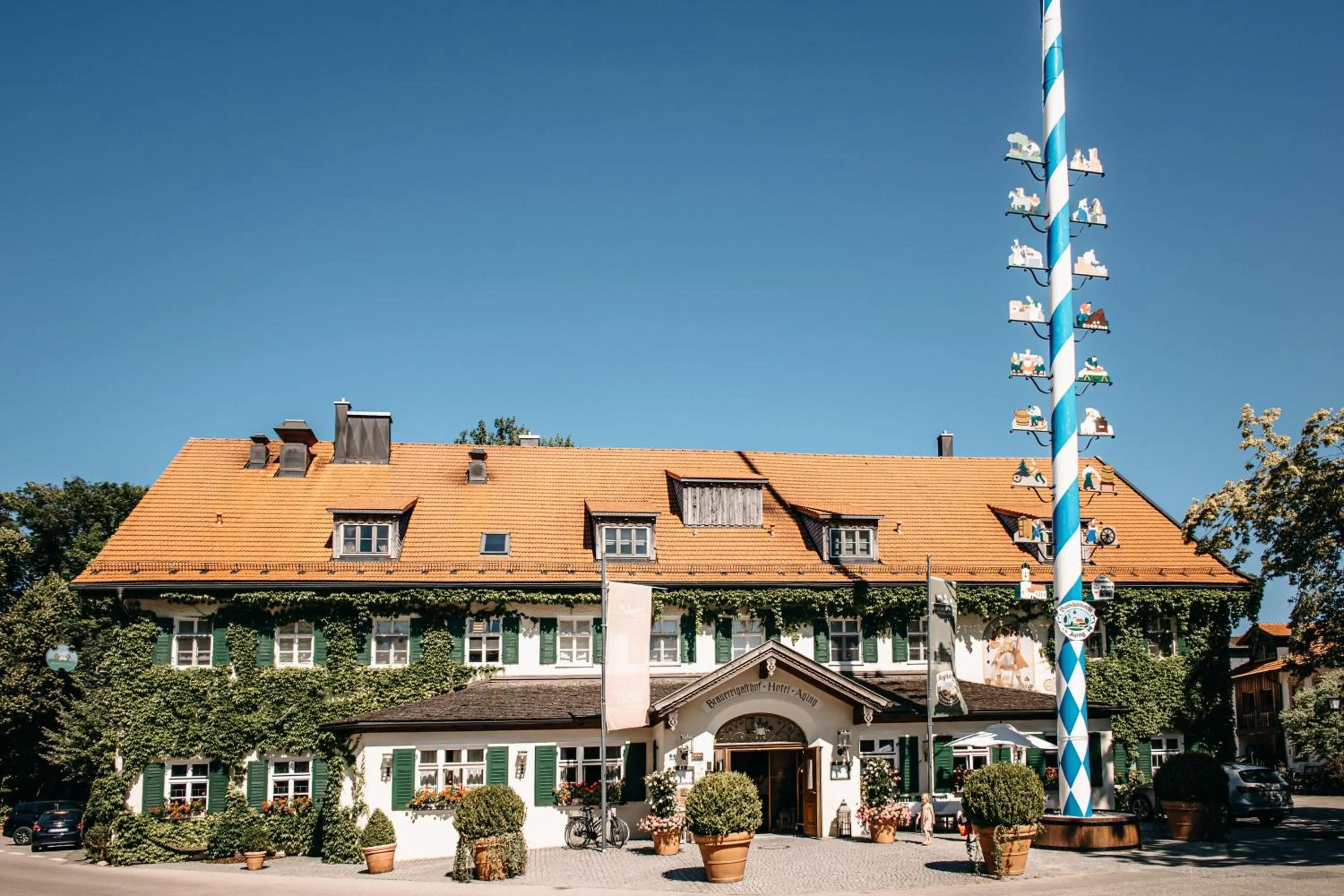 Property building in Brauereigasthof-Hotel Aying
