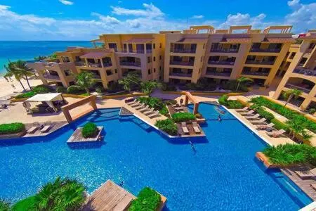 Property building in Oceanfront Condo a Block Off 5th in Heart of Playa
