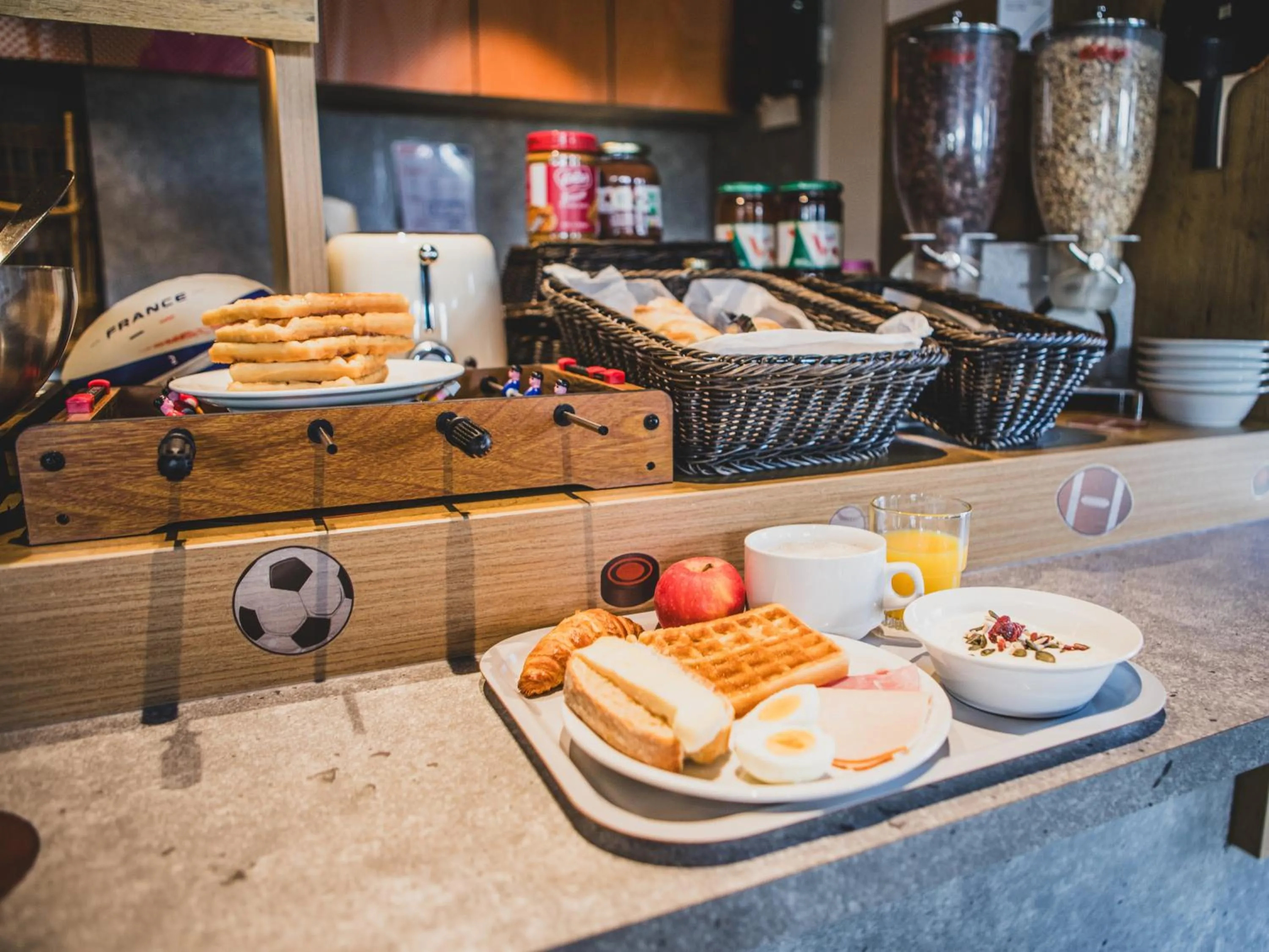 Breakfast in ibis budget Dijon Saint Apollinaire