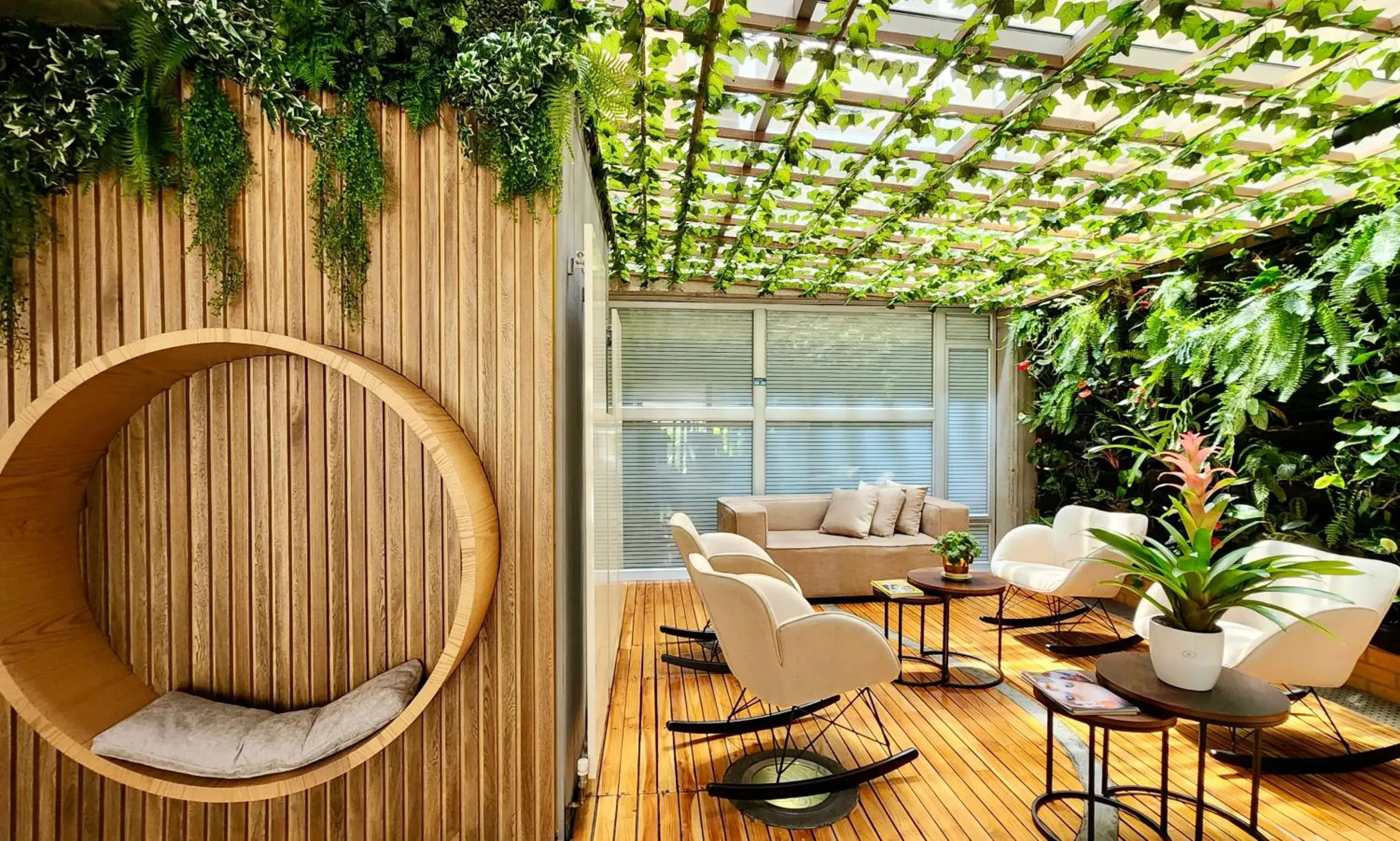 Living room in Hotel 5 Elementos Corferias by HBP Living room in Hotel 5 Elementos Corferias by HBP