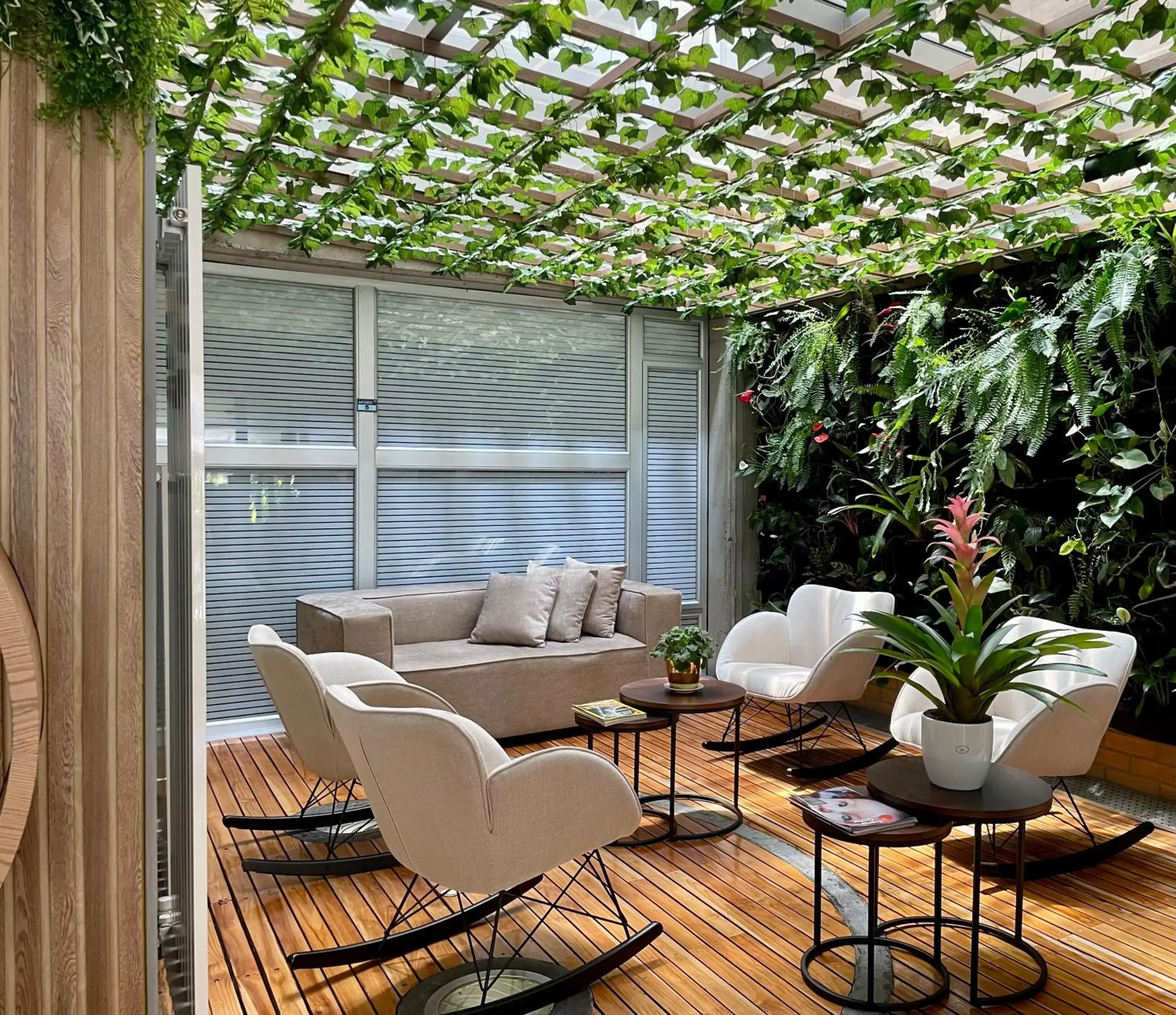 Living room in Hotel 5 Elementos Corferias by HBP Living room in Hotel 5 Elementos Corferias by HBP