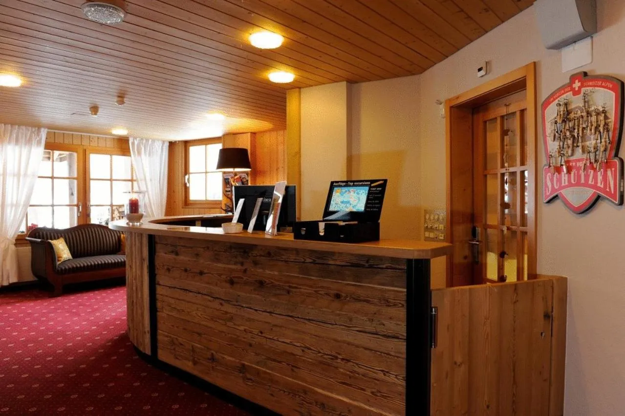 Lobby or reception in Hotel Schützen Lauterbrunnen
