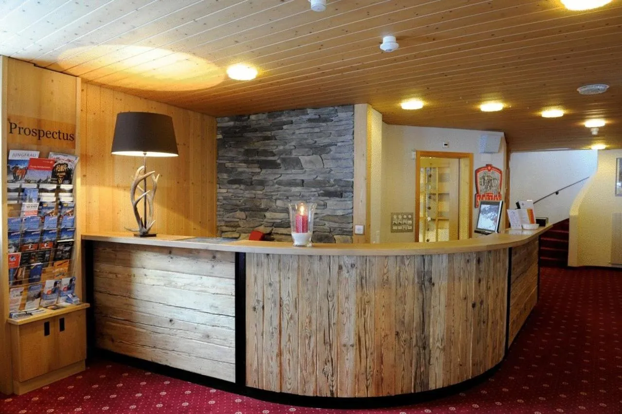 Lobby or reception in Hotel Schützen Lauterbrunnen