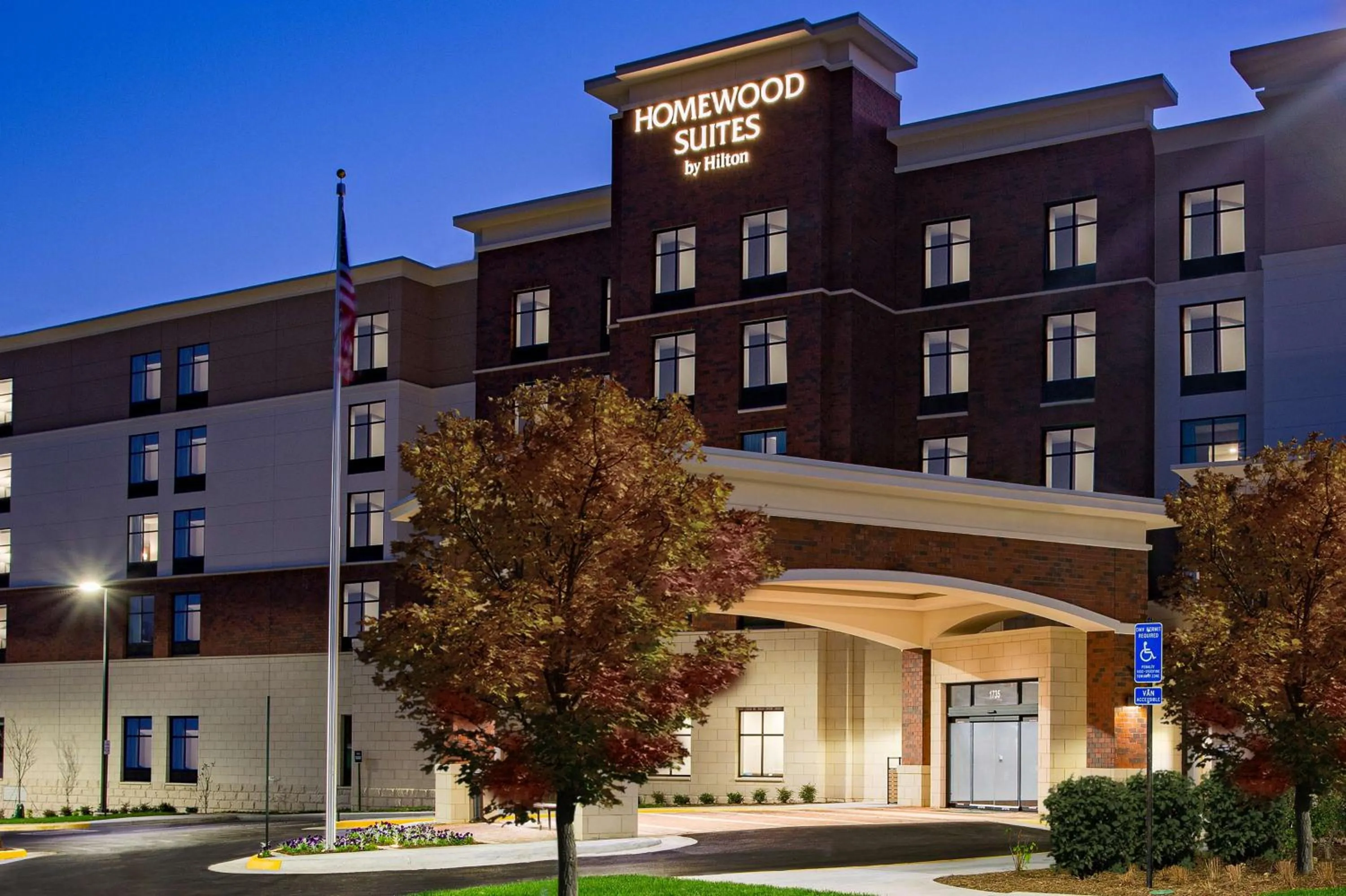 Property building in Homewood Suites By Hilton Reston, VA