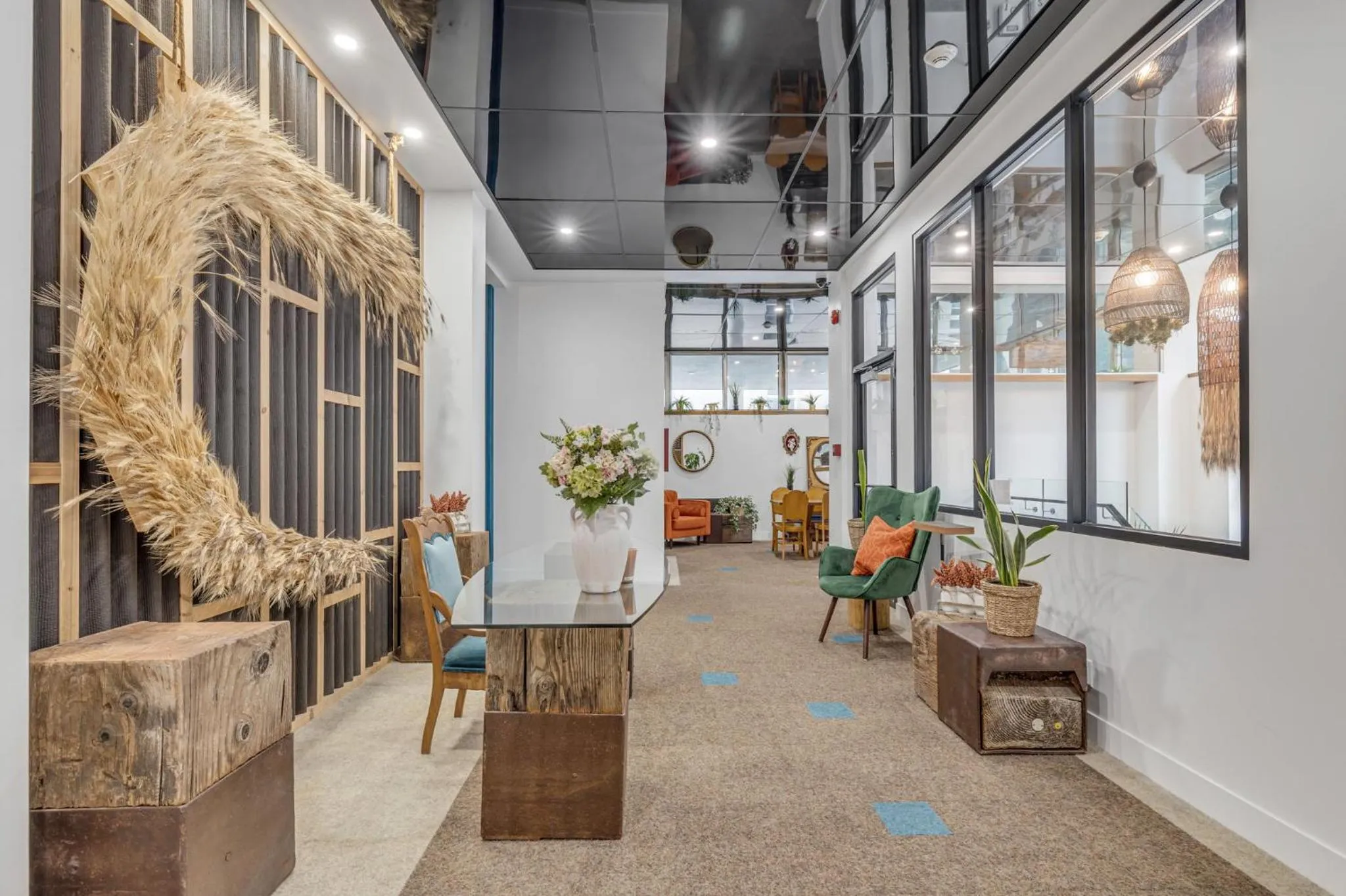 Lobby or reception in La Sainte Paix