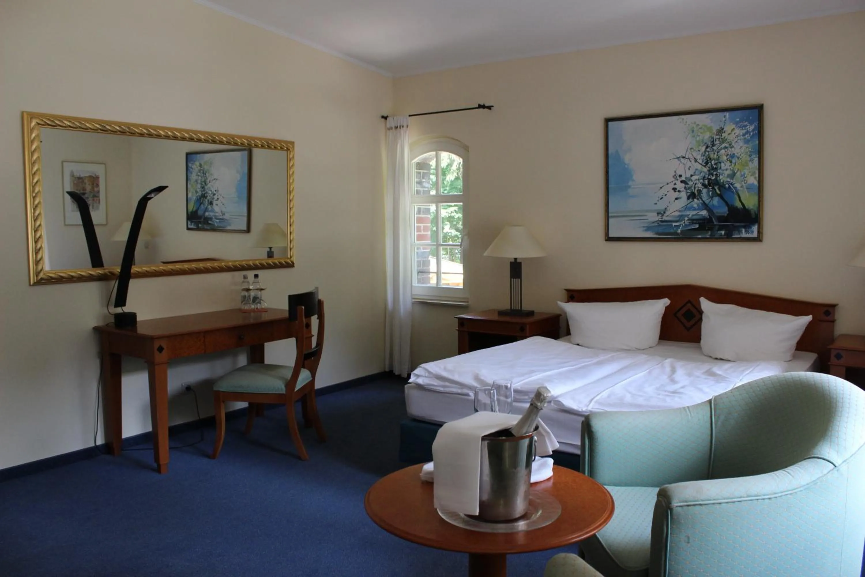 Bed in Landhotel Gustav
