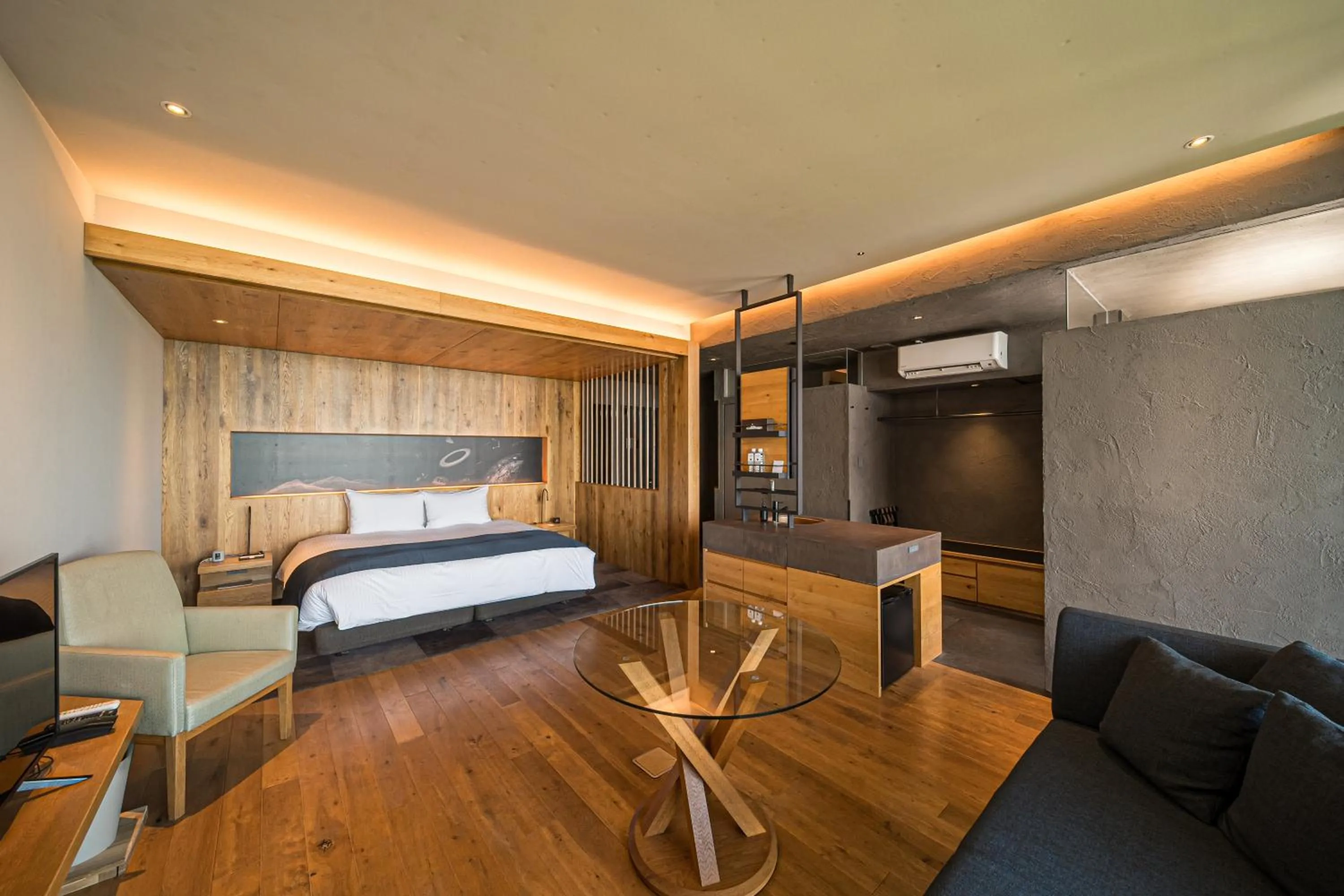 Bed in SEKIYA RESORT Galleria Midobaru