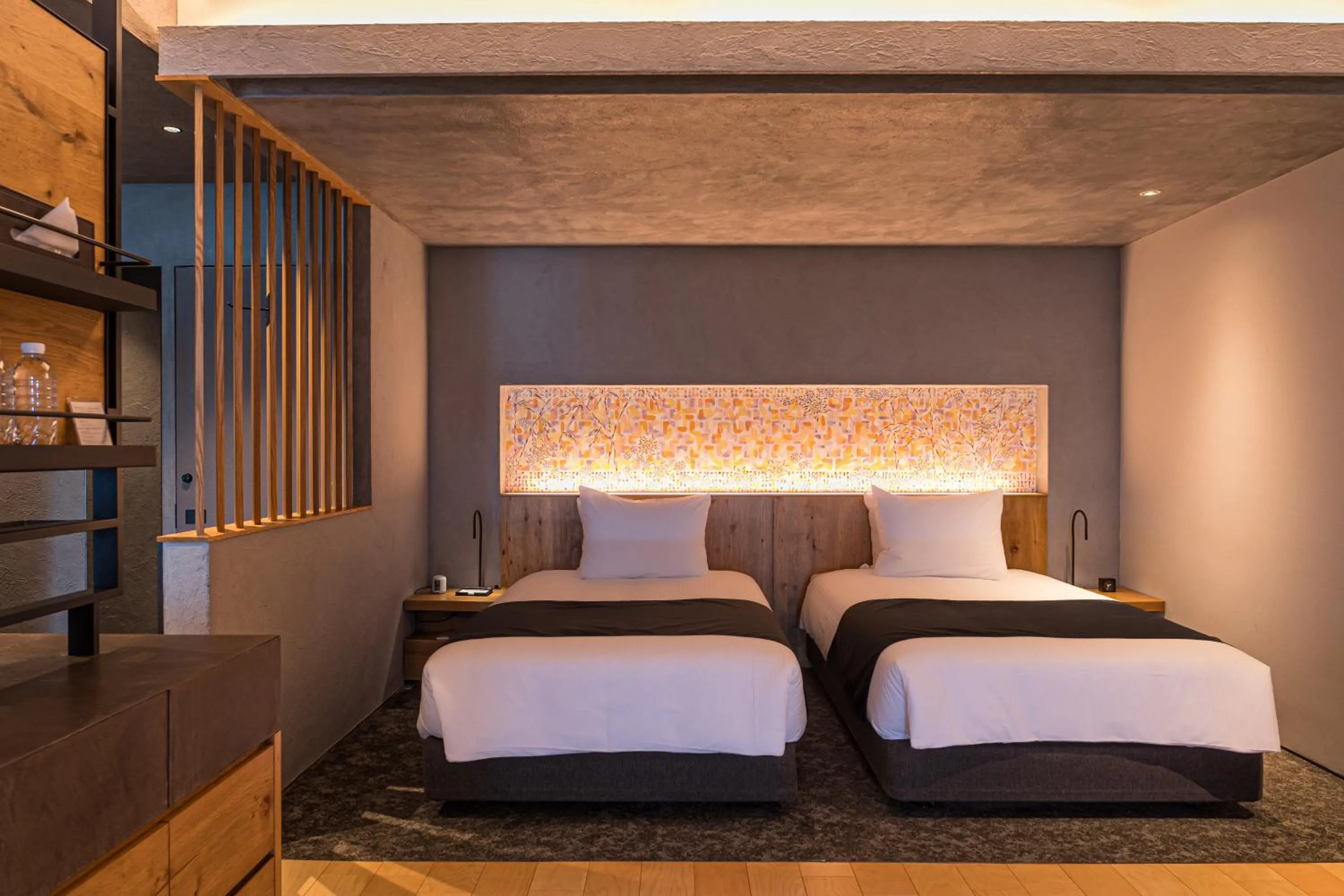 Bed in SEKIYA RESORT Galleria Midobaru