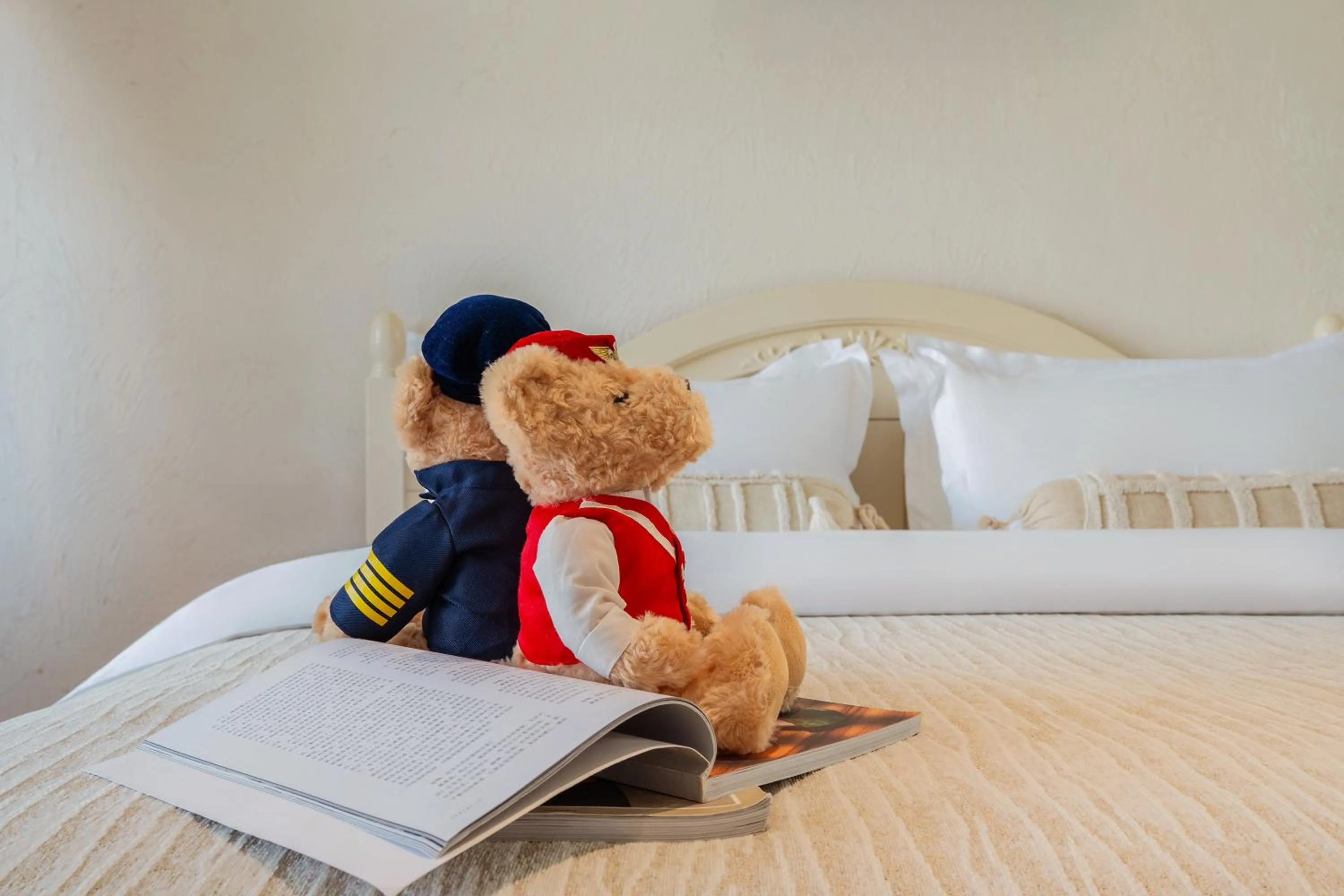 Bed in Blue Sea Hotel