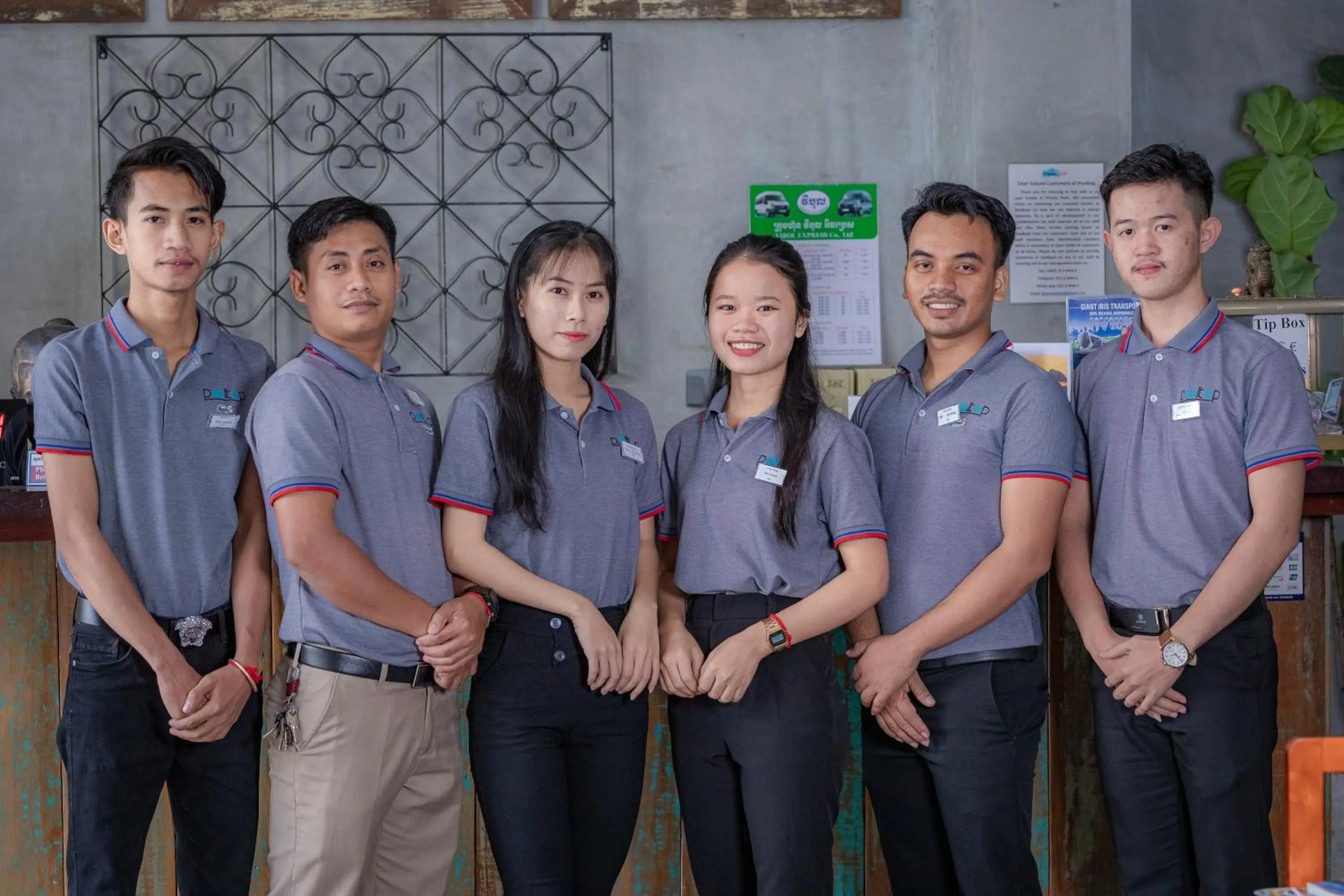Staff in Pooltop Phnom Penh