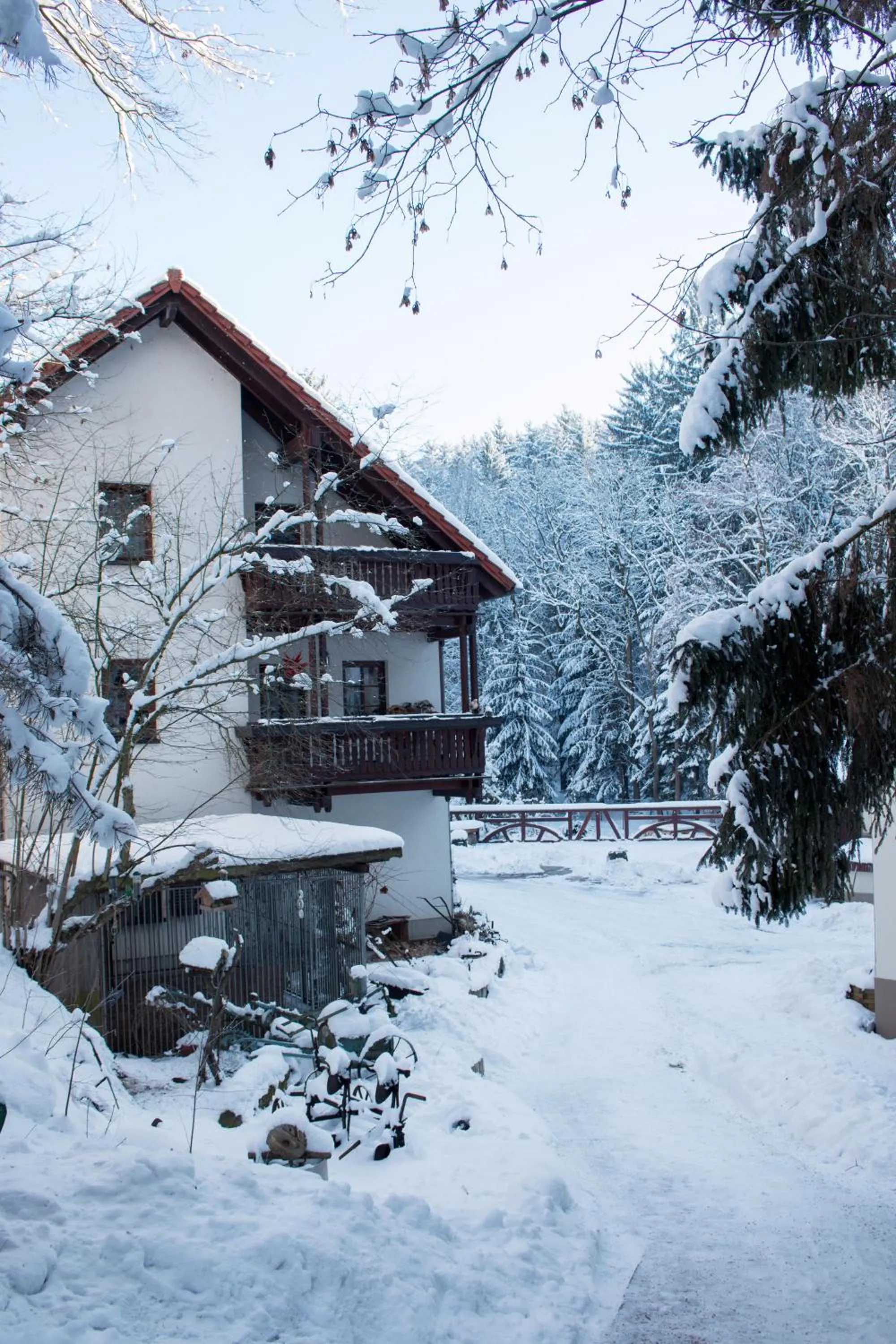 Winter in Zur Margarethenmühle - Landgasthof und Waldhotel