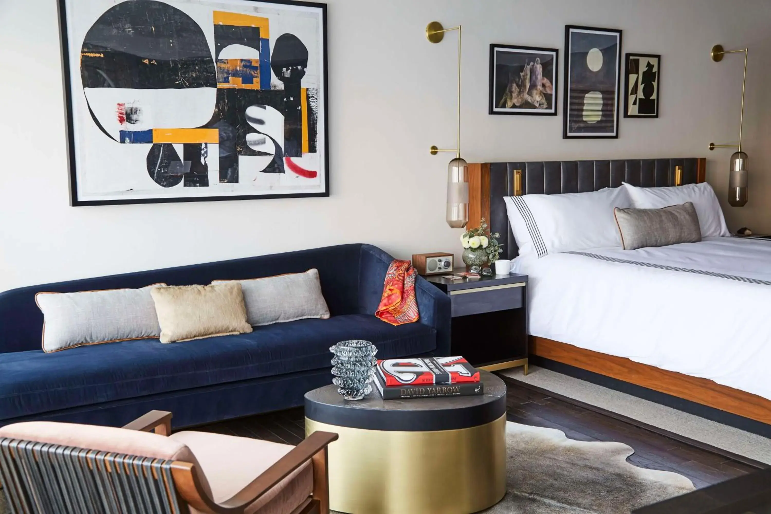 Bedroom, Bed in Thompson Dallas, by Hyatt Bedroom, Bed in Thompson Dallas, by Hyatt