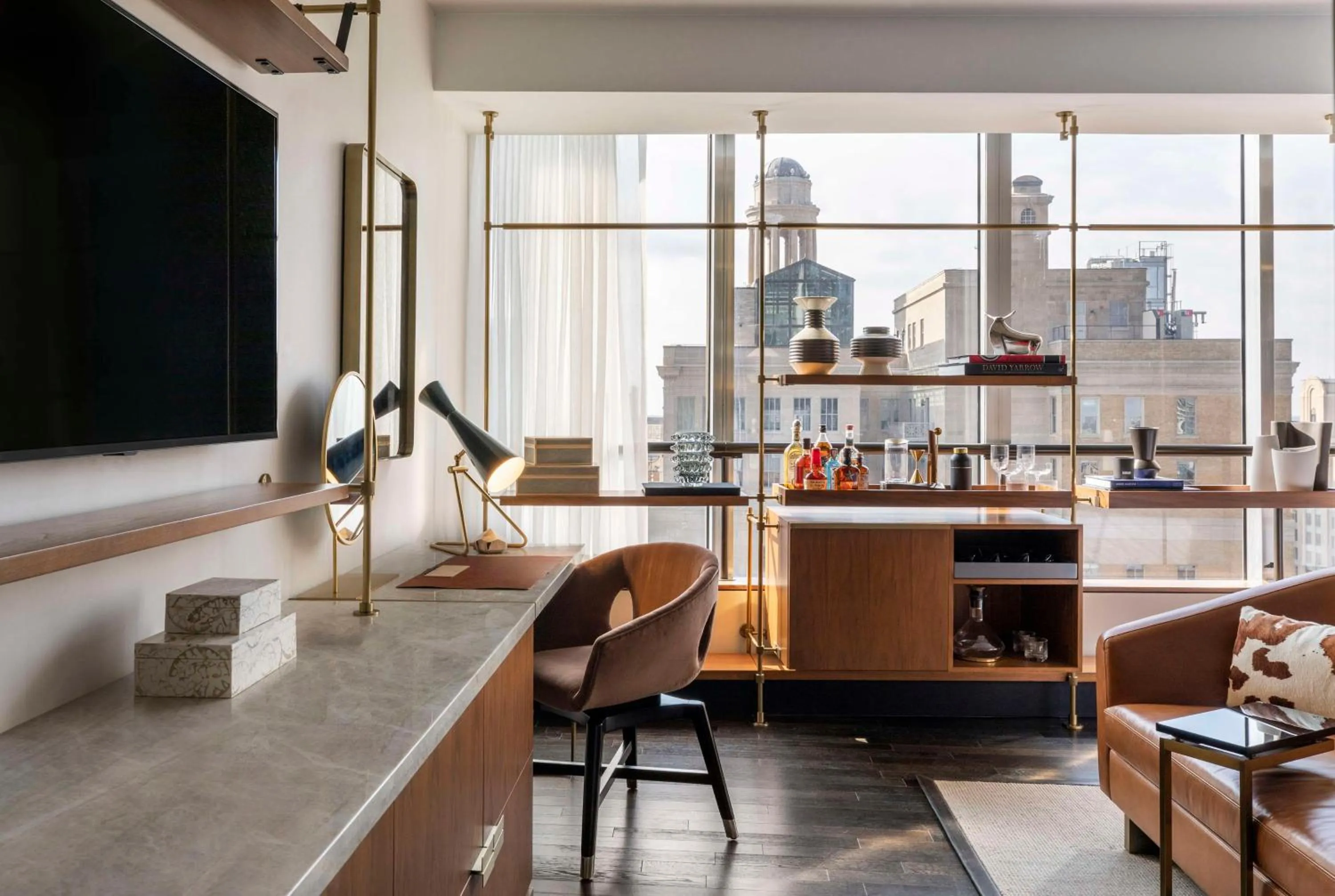 Seating area in Thompson Dallas, by Hyatt