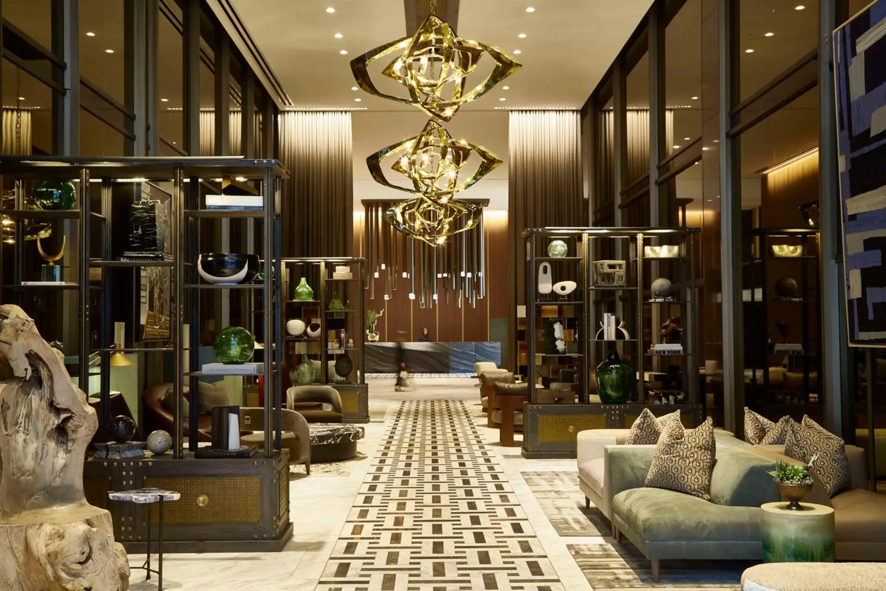Lobby or reception in Thompson Dallas, by Hyatt Lobby or reception in Thompson Dallas, by Hyatt