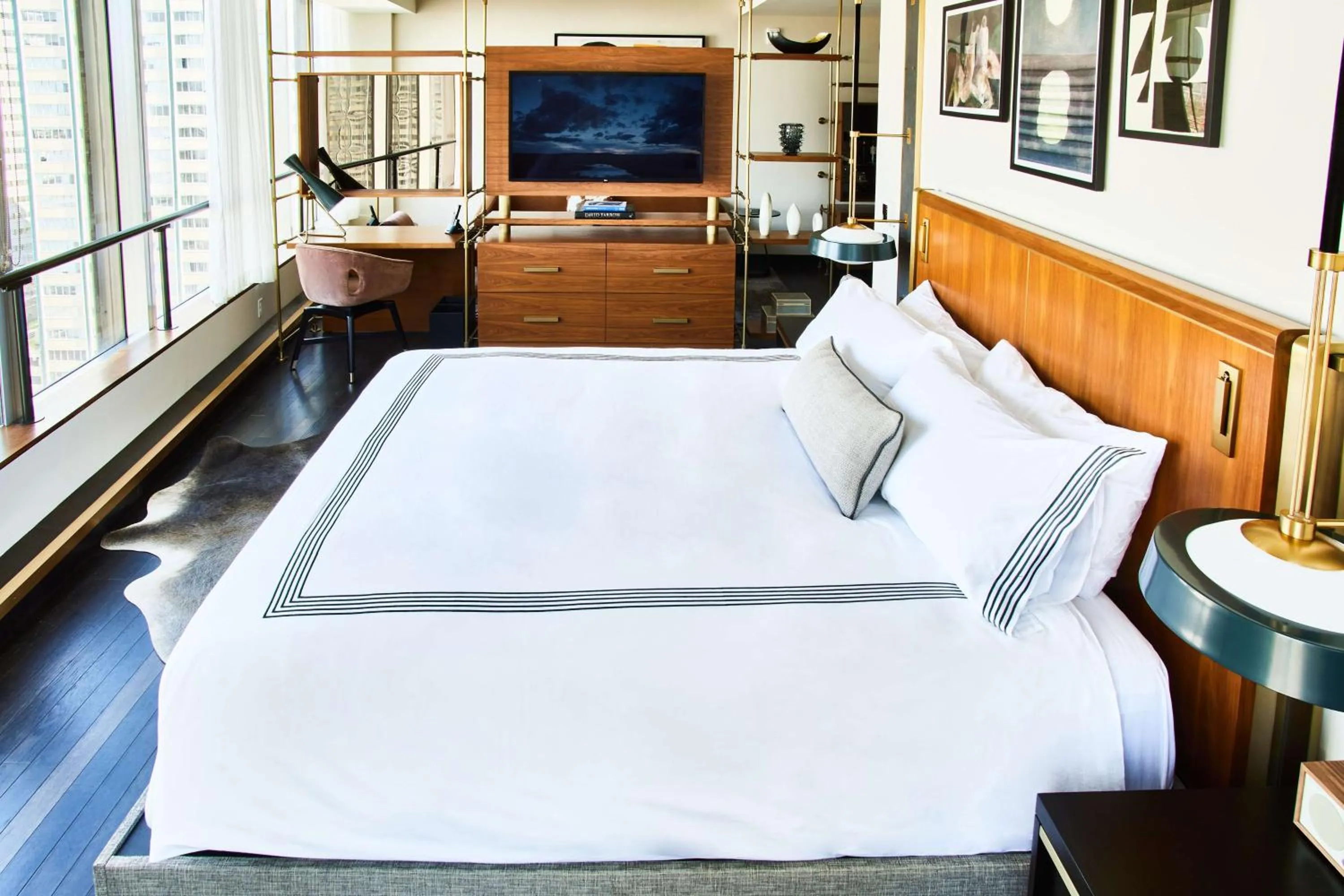 Bed in Thompson Dallas, by Hyatt