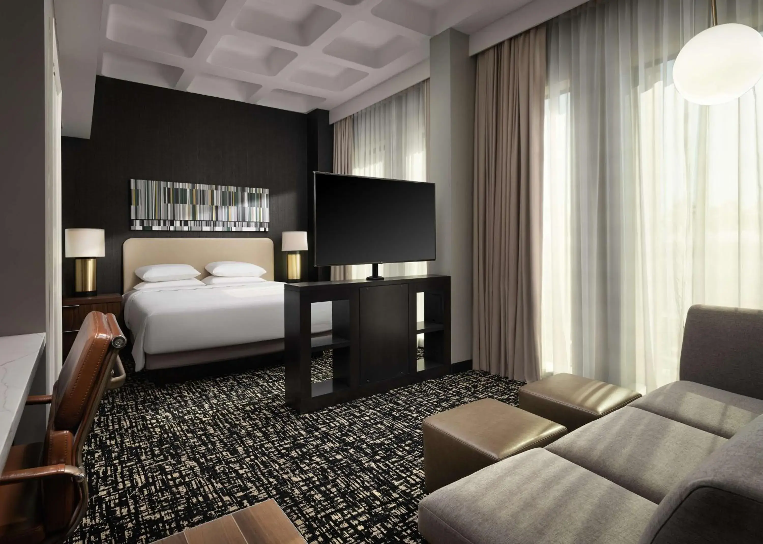 Bedroom, Bed in Hyatt House LAX Century Blvd Bedroom, Bed in Hyatt House LAX Century Blvd