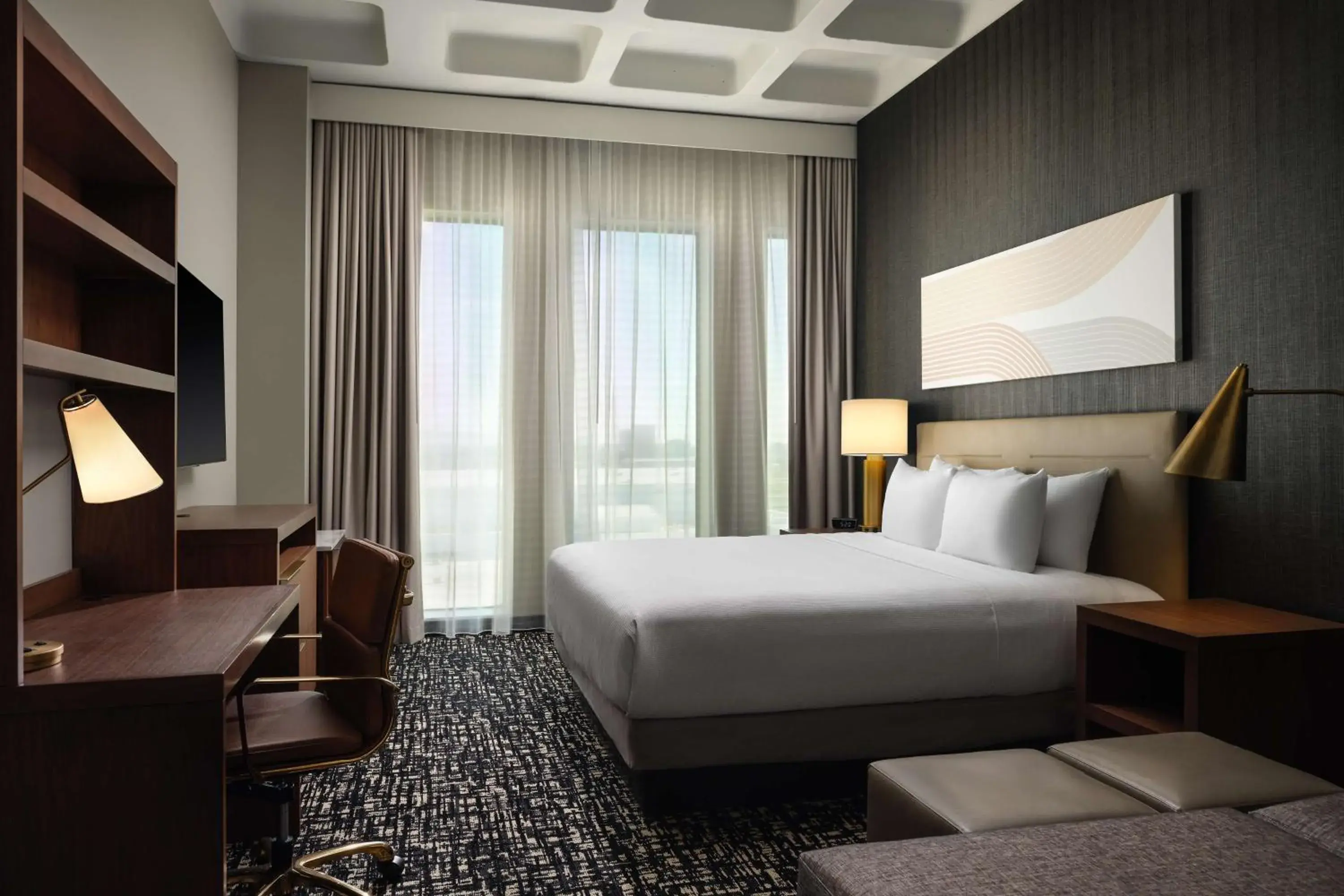 Bedroom, Bed in Hyatt House LAX Century Blvd Bedroom, Bed in Hyatt House LAX Century Blvd