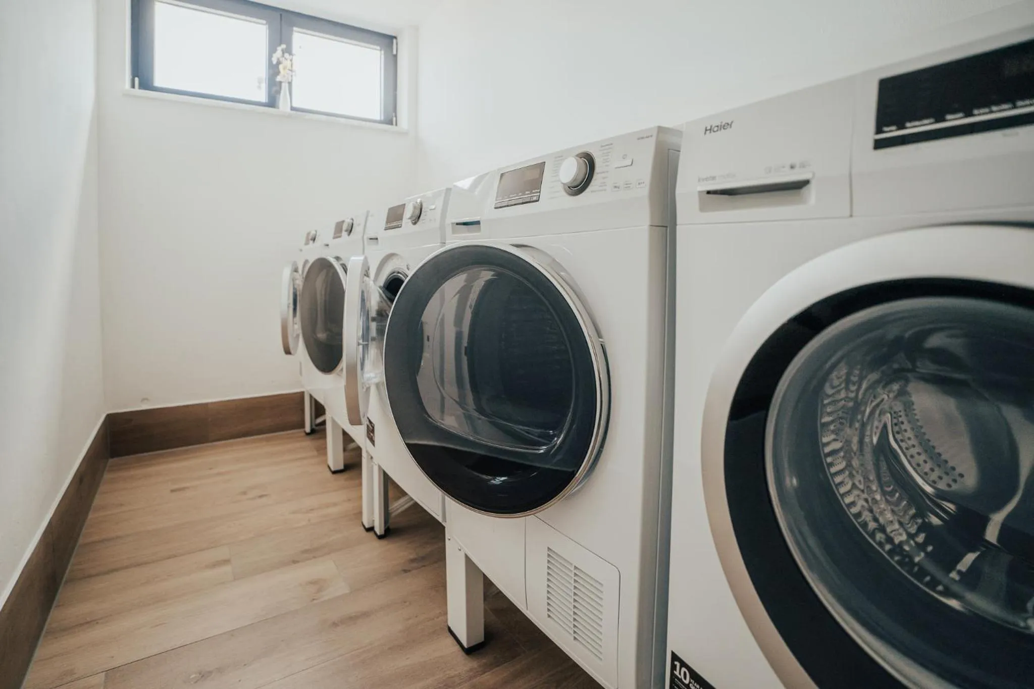 washing machine in Lechpark Hotel