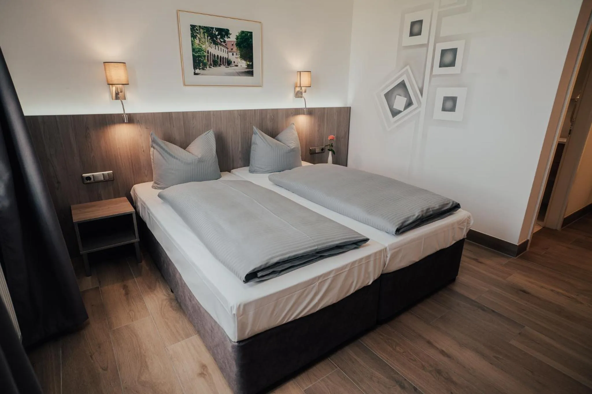 Bed in Lechpark Hotel