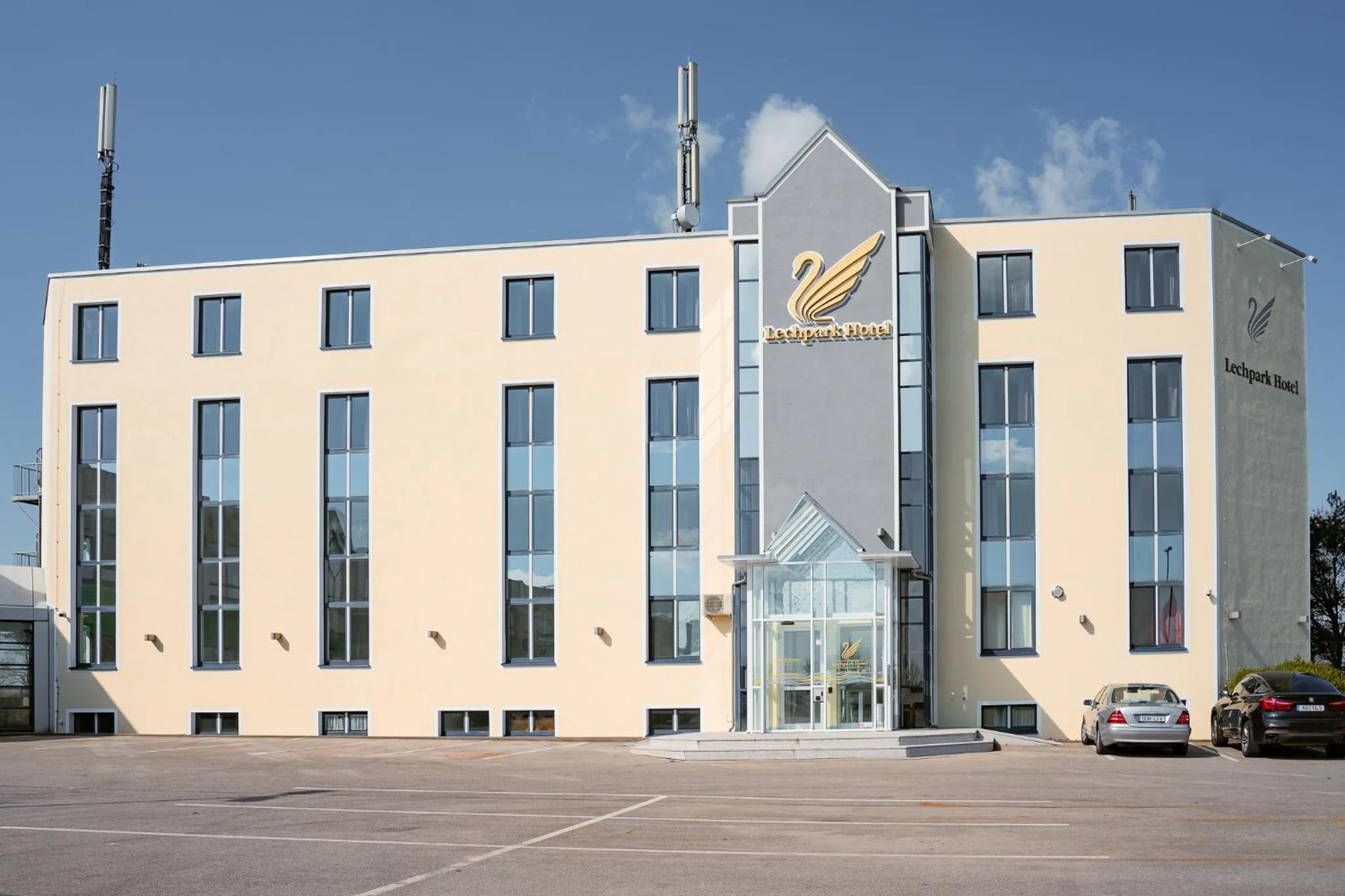 Property building in Lechpark Hotel