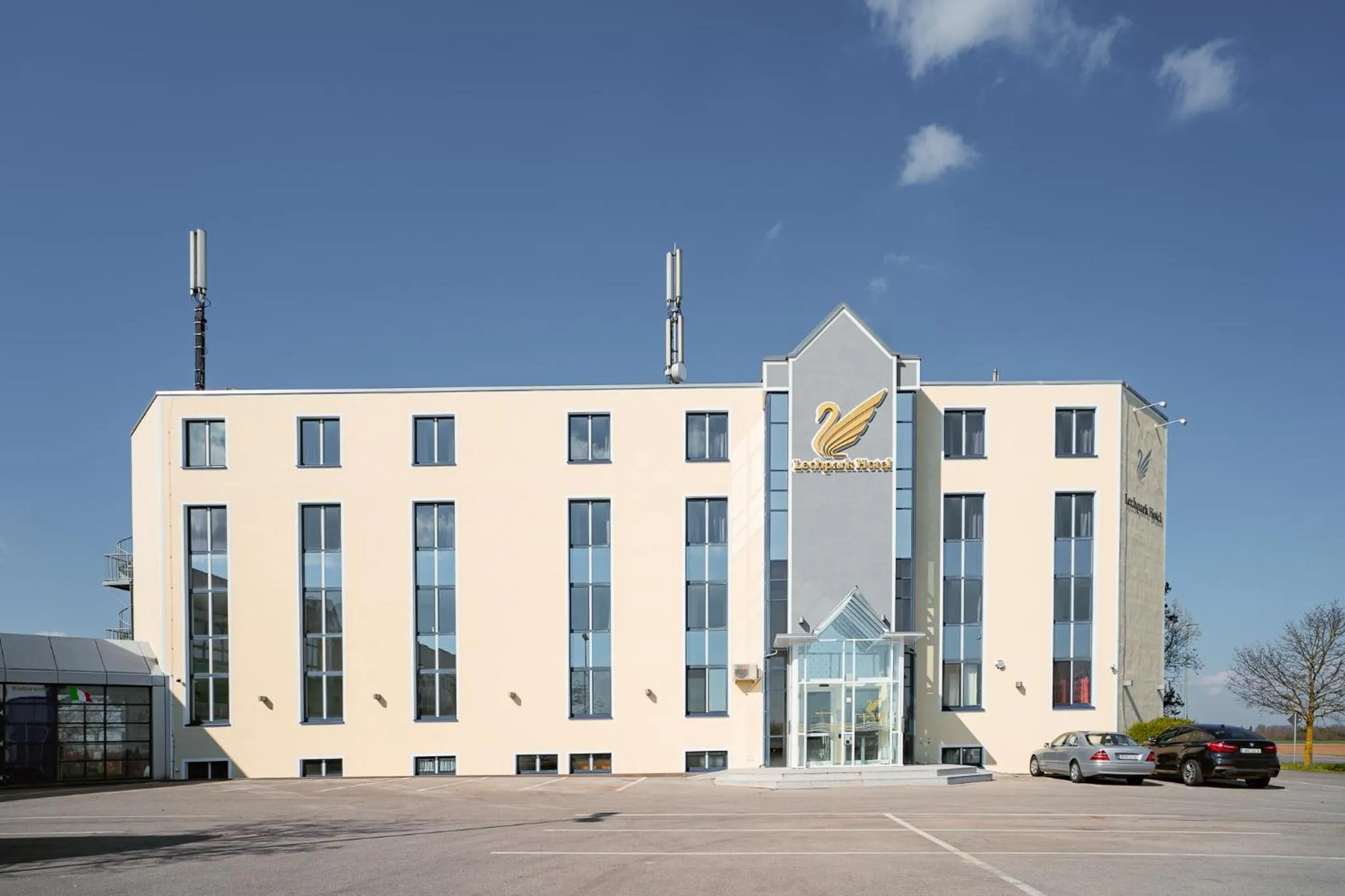 Property building in Lechpark Hotel