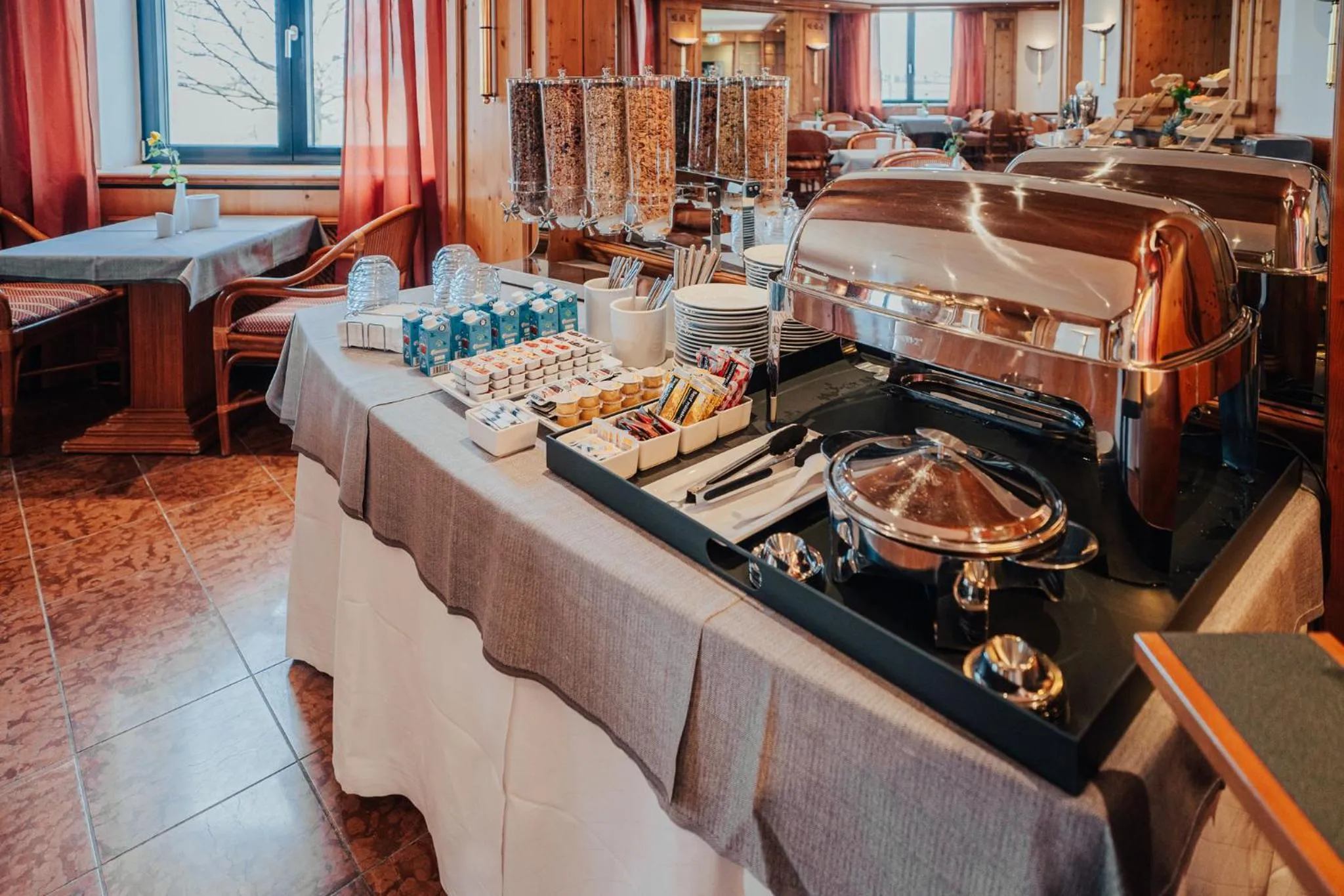 Buffet breakfast in Lechpark Hotel