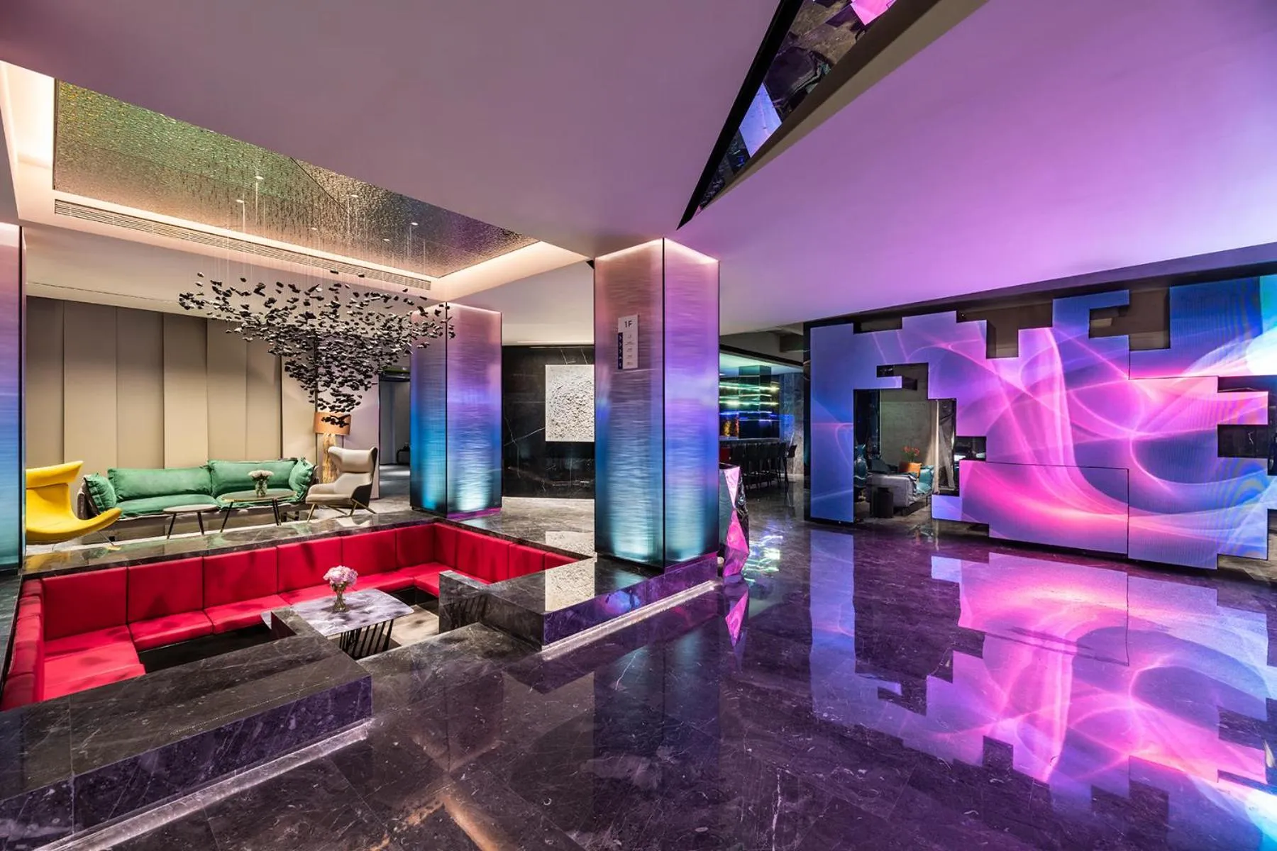 Seating area in Novotel Yangzhou City Center