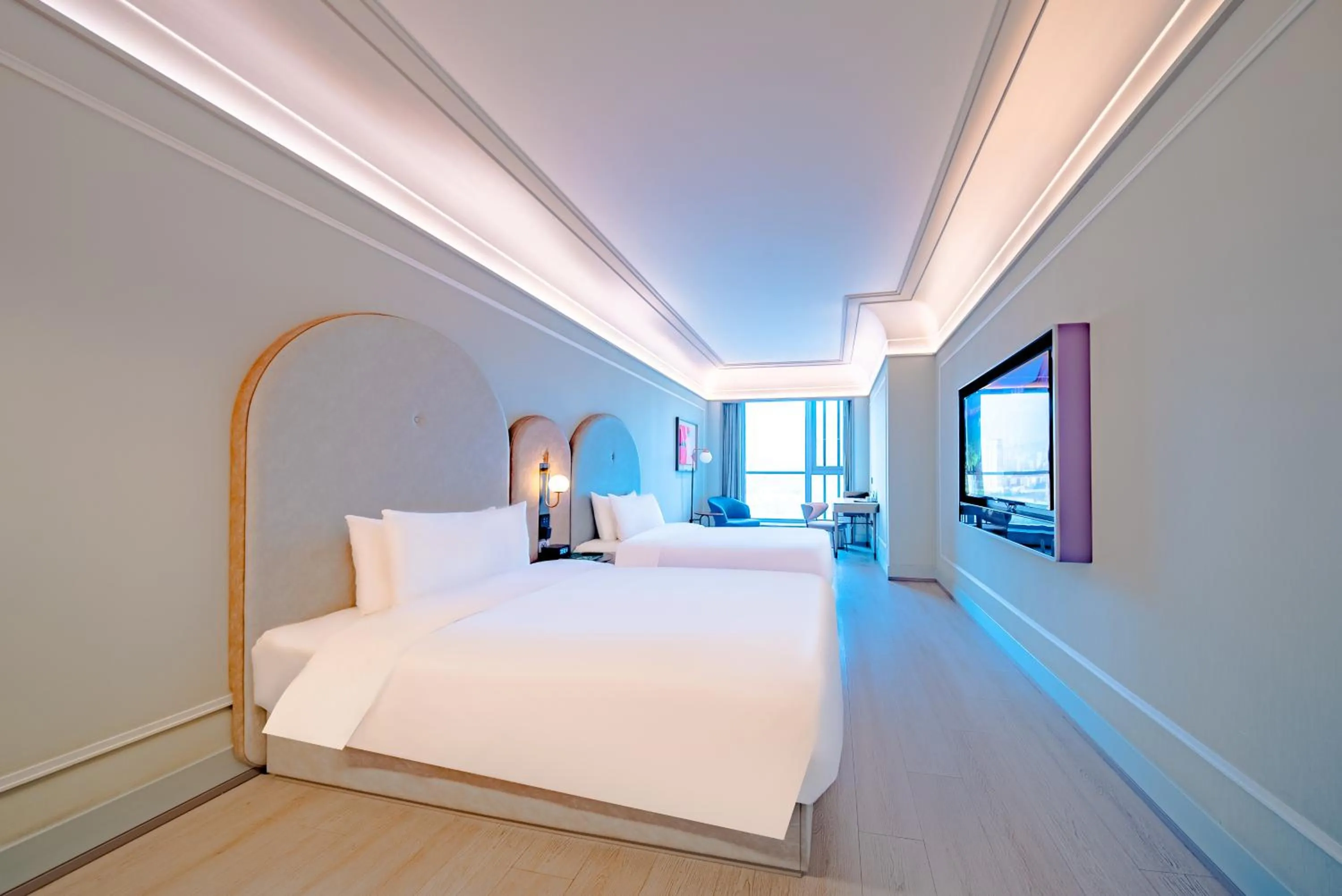 Bed in Mercure Lanzhou Downtown