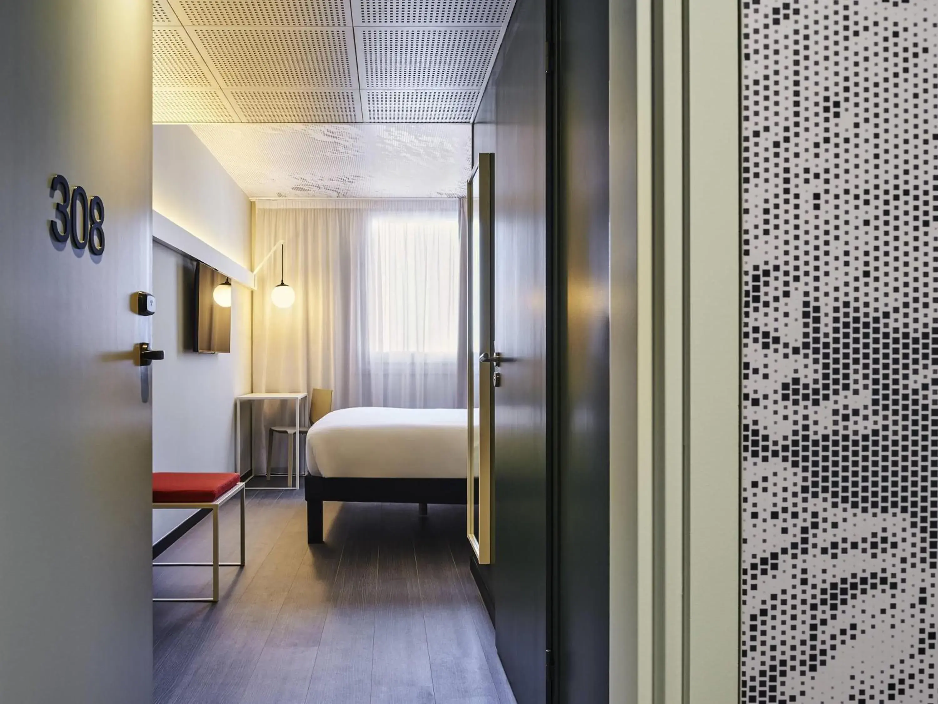 Bedroom, Bed in Ibis Montlhery Paris Sud Bedroom, Bed in Ibis Montlhery Paris Sud