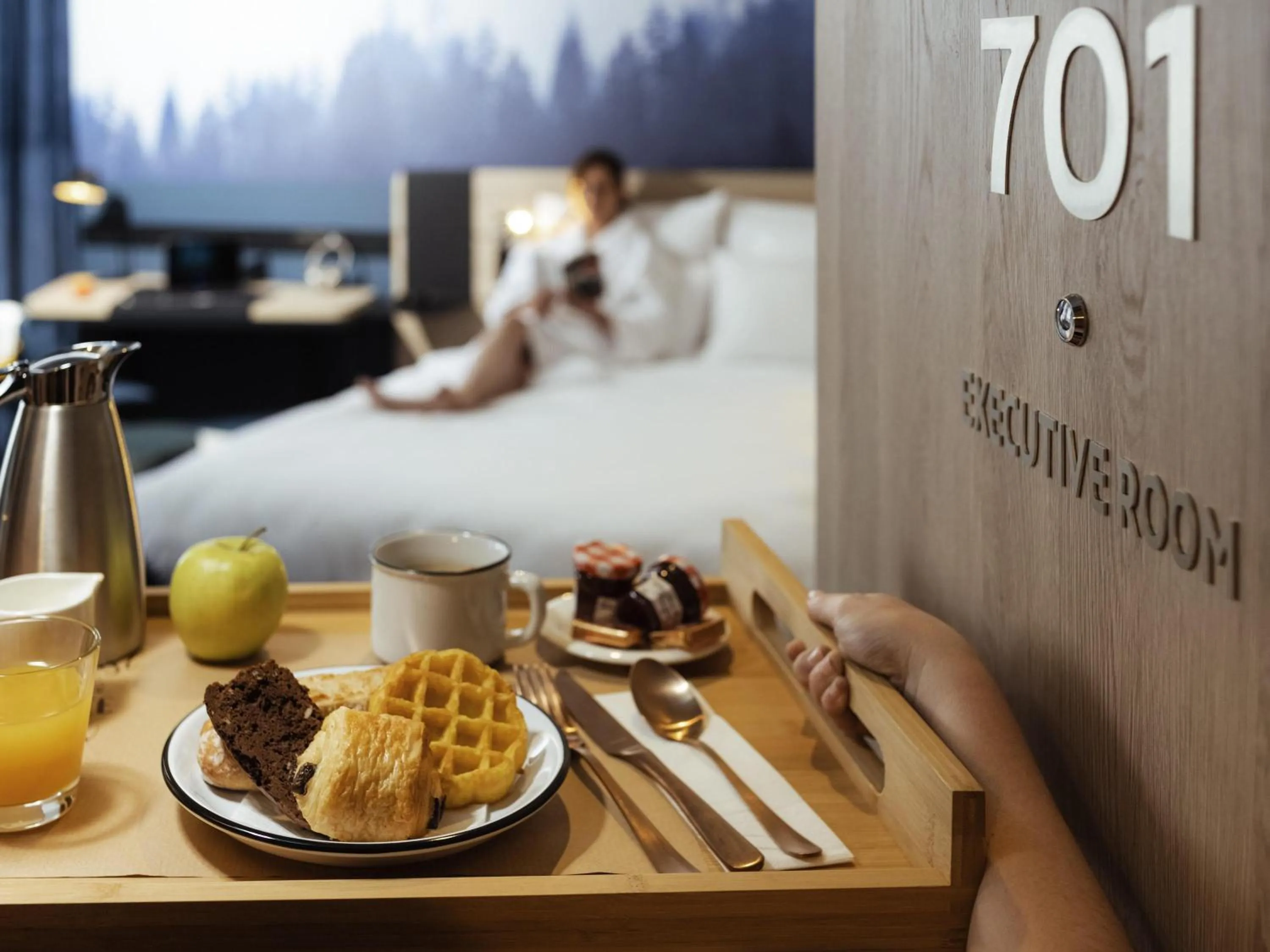 Bedroom, Bed in Novotel Annemasse Centre - Porte de Genève