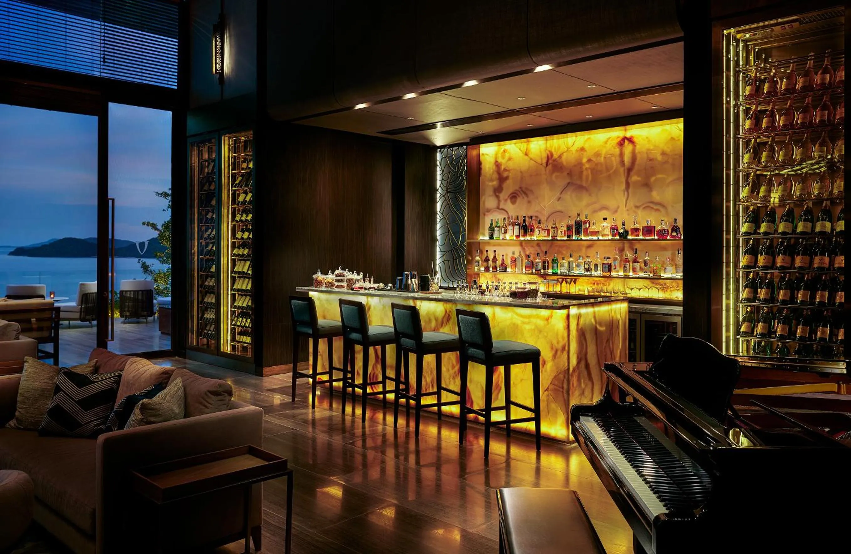Lounge or bar in V Villas Phuket - MGallery Collection