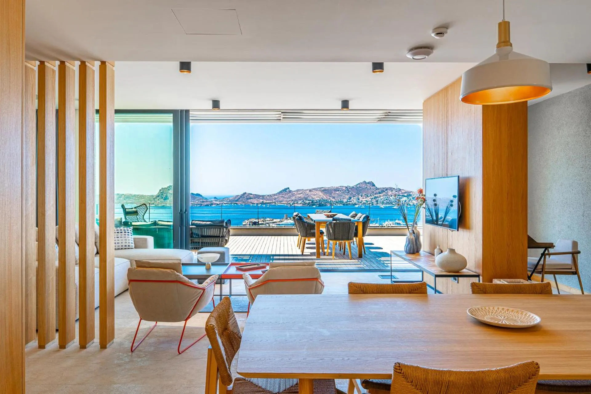 Living room in G Beyond Residences & Villas, Yalıkavak, Bodrum