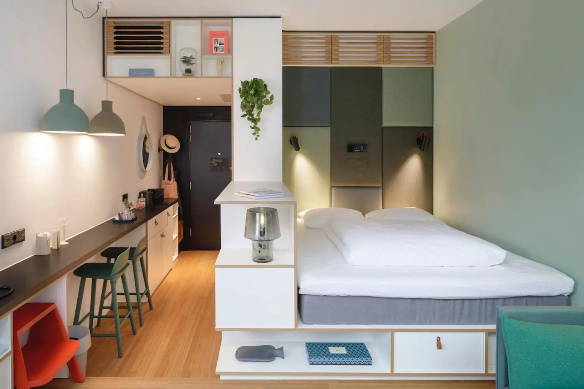 Photo of the whole room, Bed in Zoku Copenhagen Photo of the whole room, Bed in Zoku Copenhagen