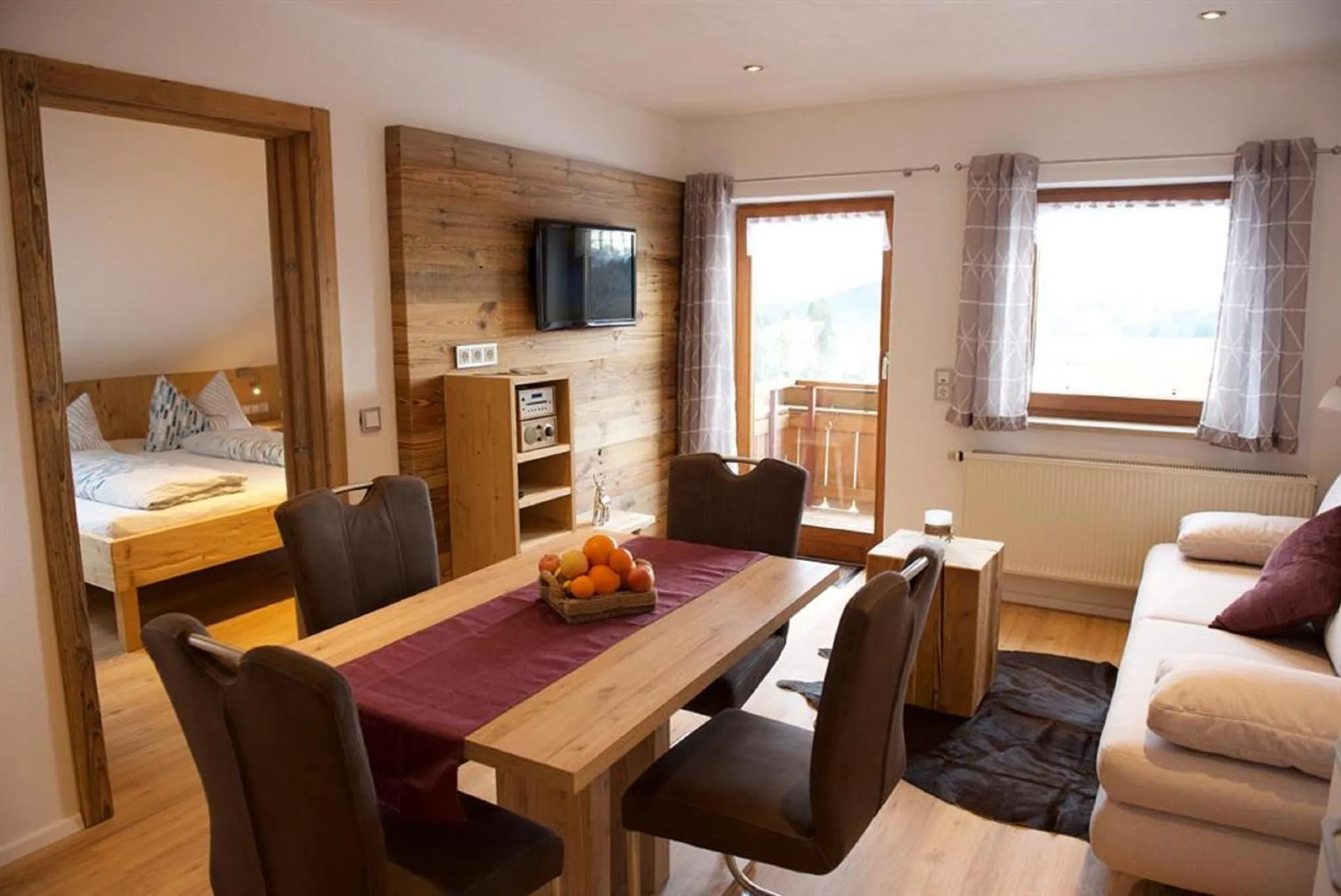 Living room in Ferienhof Uhlemayr