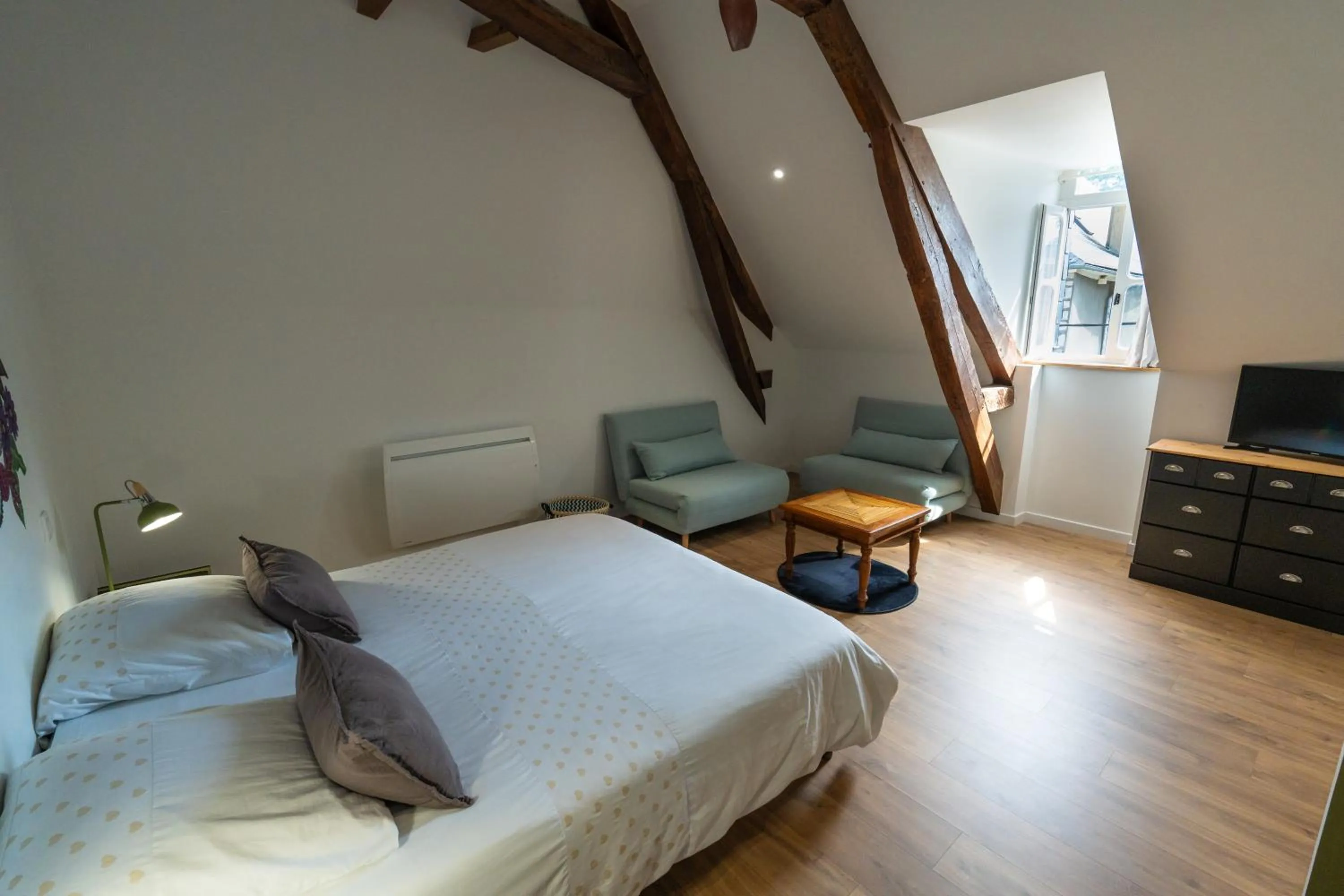 Bed in Chambres d'Hôtes Gaïnaa