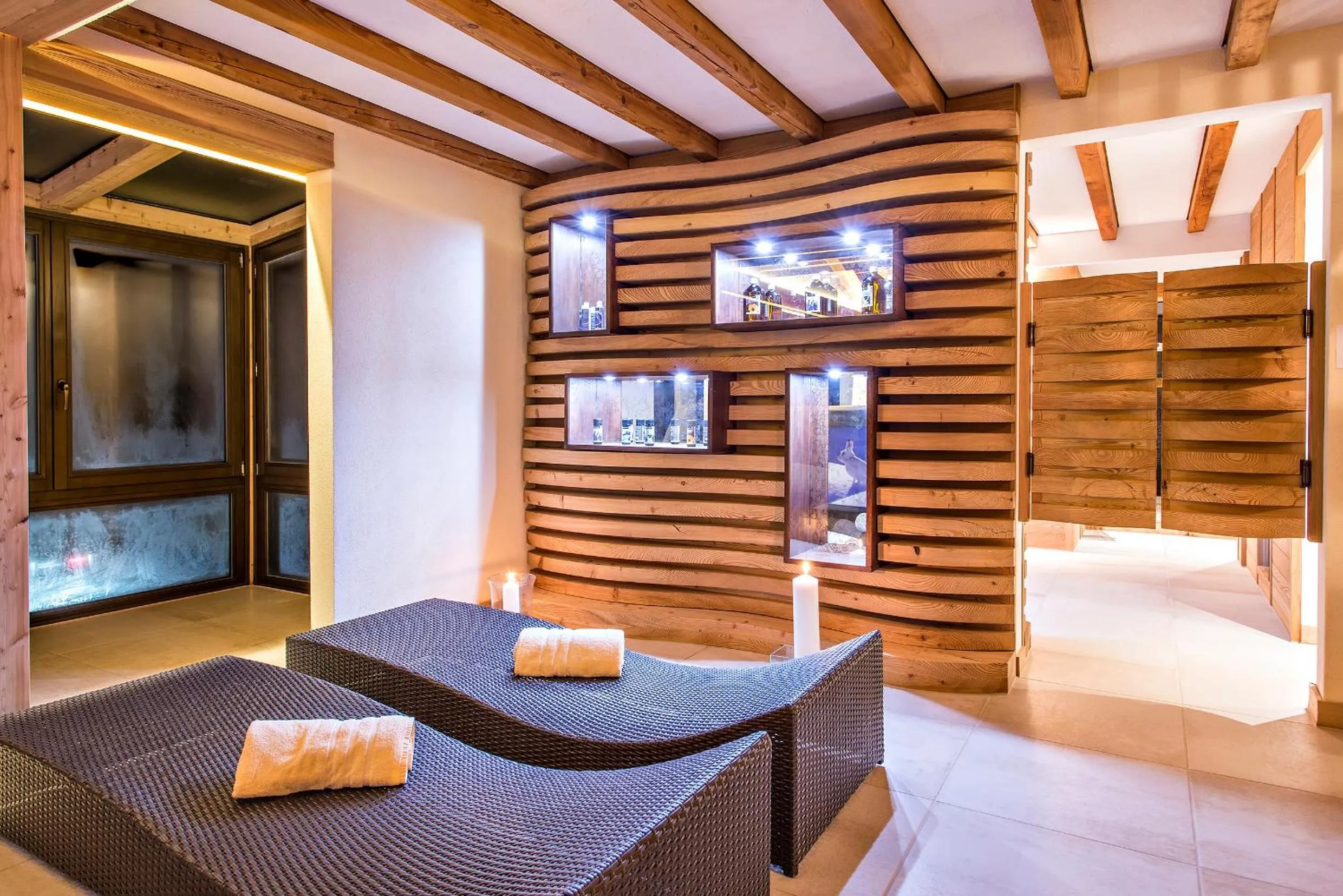 Spa and wellness centre/facilities in Hotel Palü