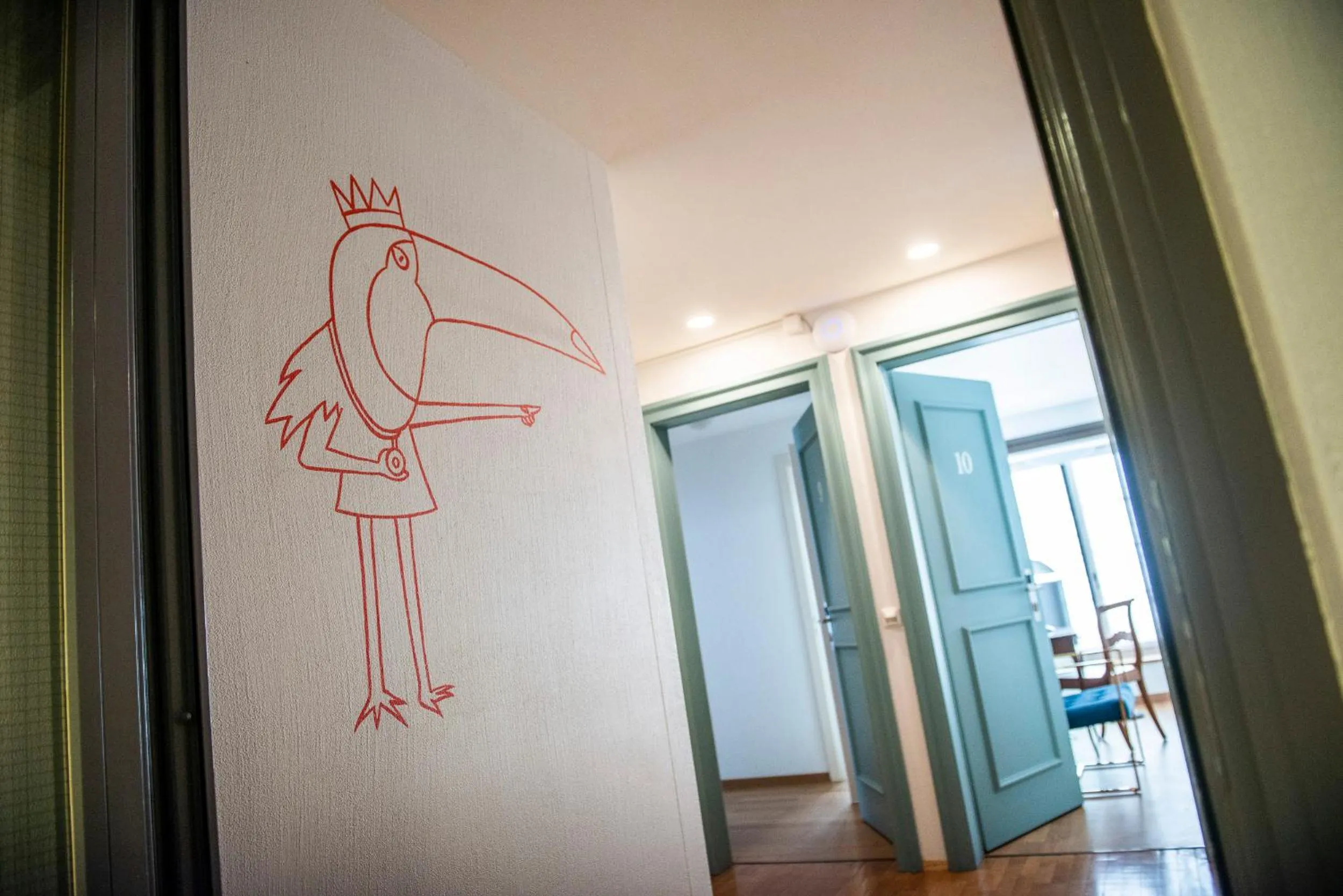 Decorative detail in Le Sauvage