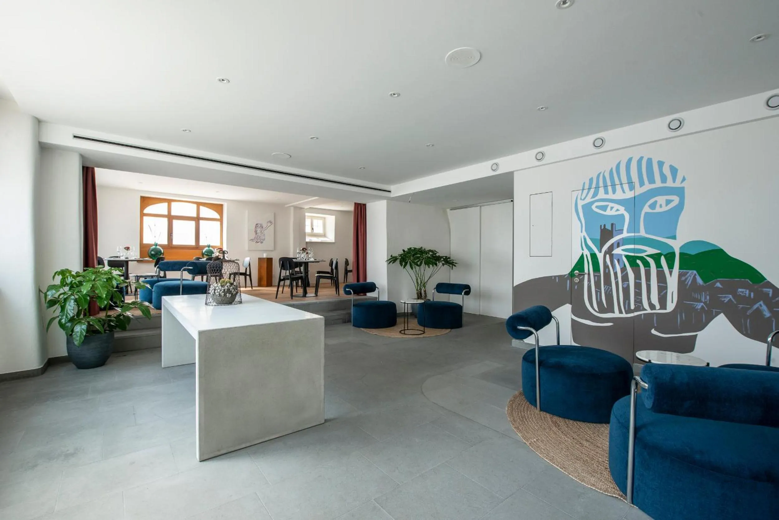 Lobby or reception in Le Sauvage