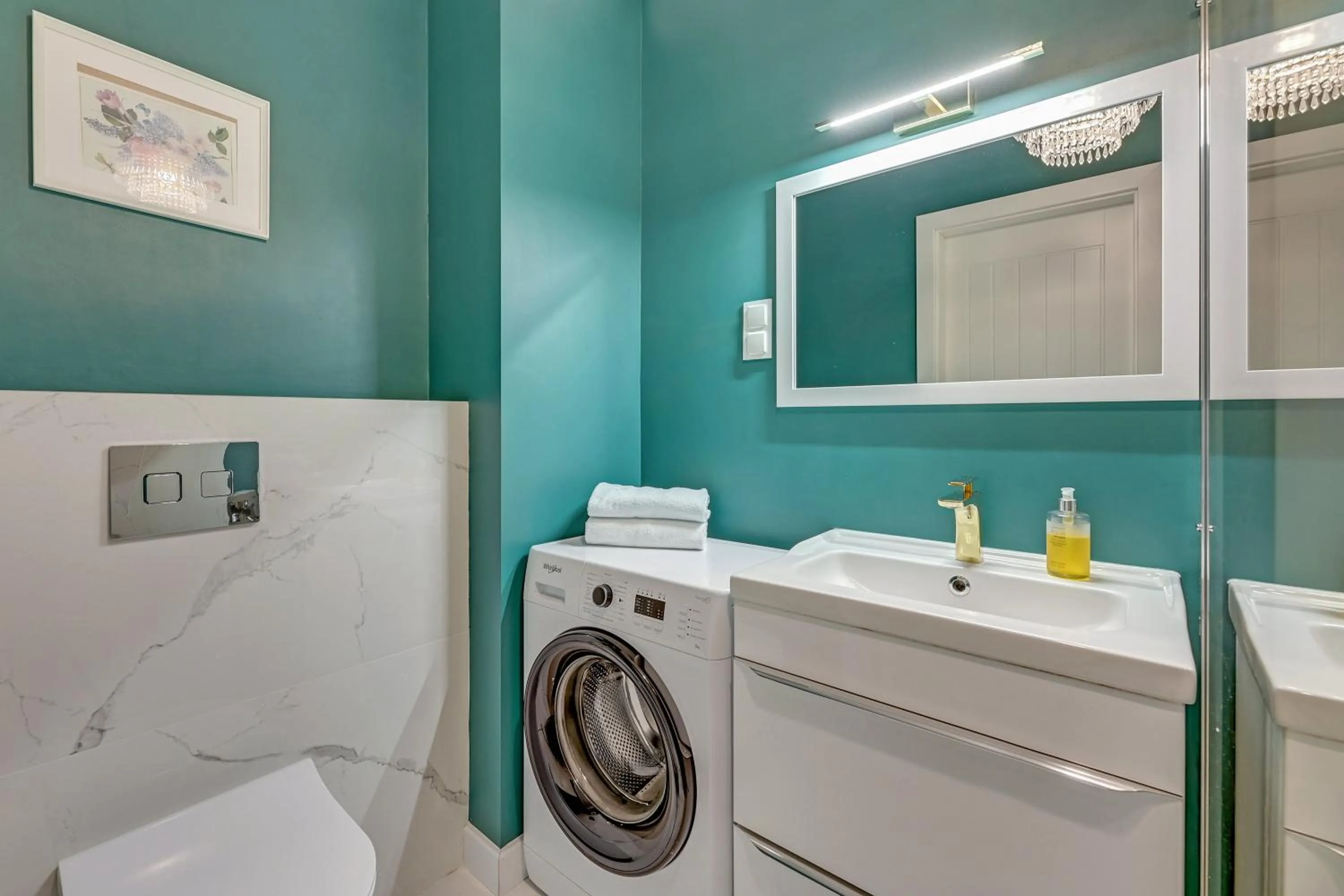 Bathroom in GRANO APARTMENTS Gdańsk Residence SPA & Wellness - GRANO APARTMENTS Gdańsk Old Town SPA & Wellness