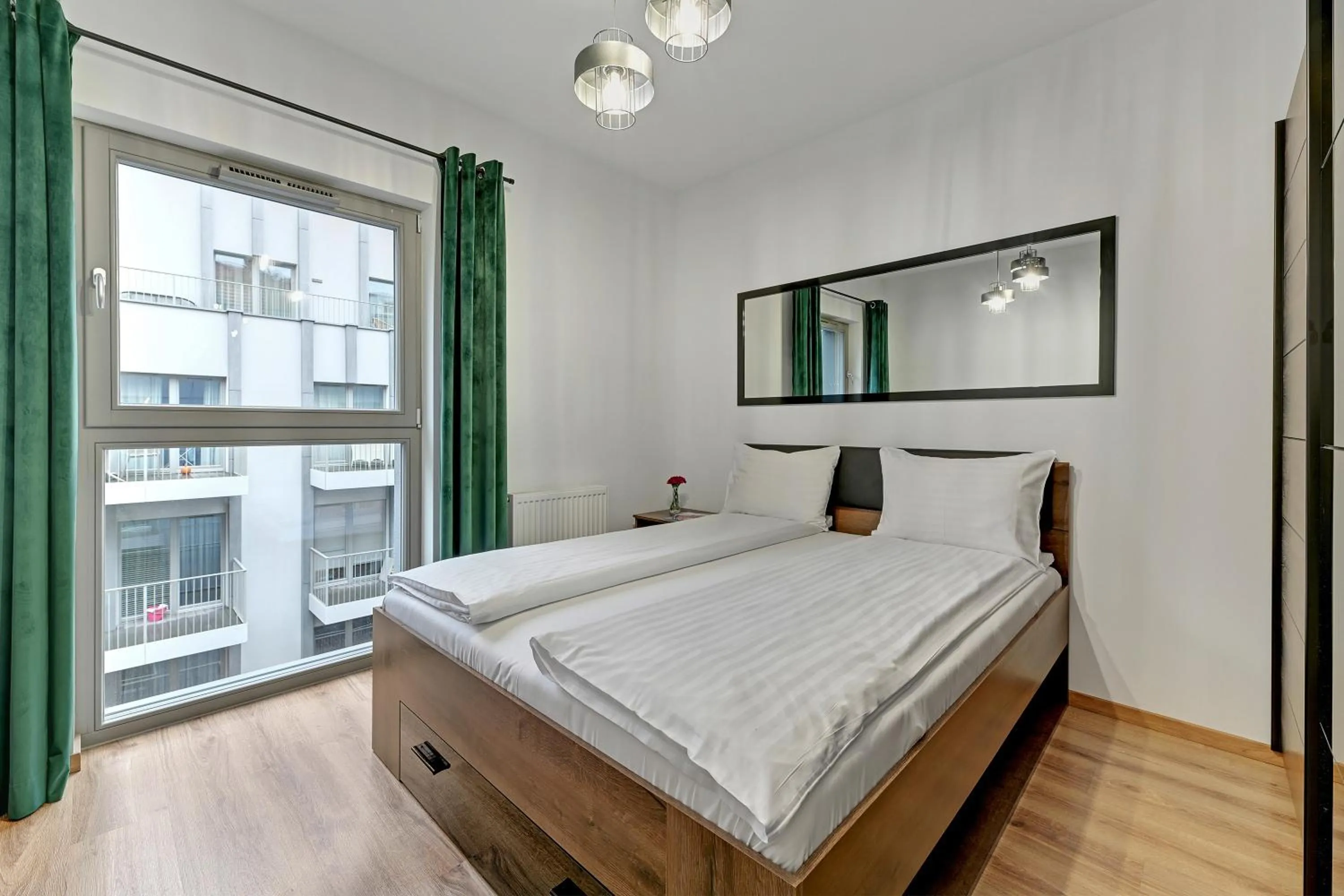 Bed in GRANO APARTMENTS Gdańsk Residence SPA & Wellness - GRANO APARTMENTS Gdańsk Old Town SPA & Wellness