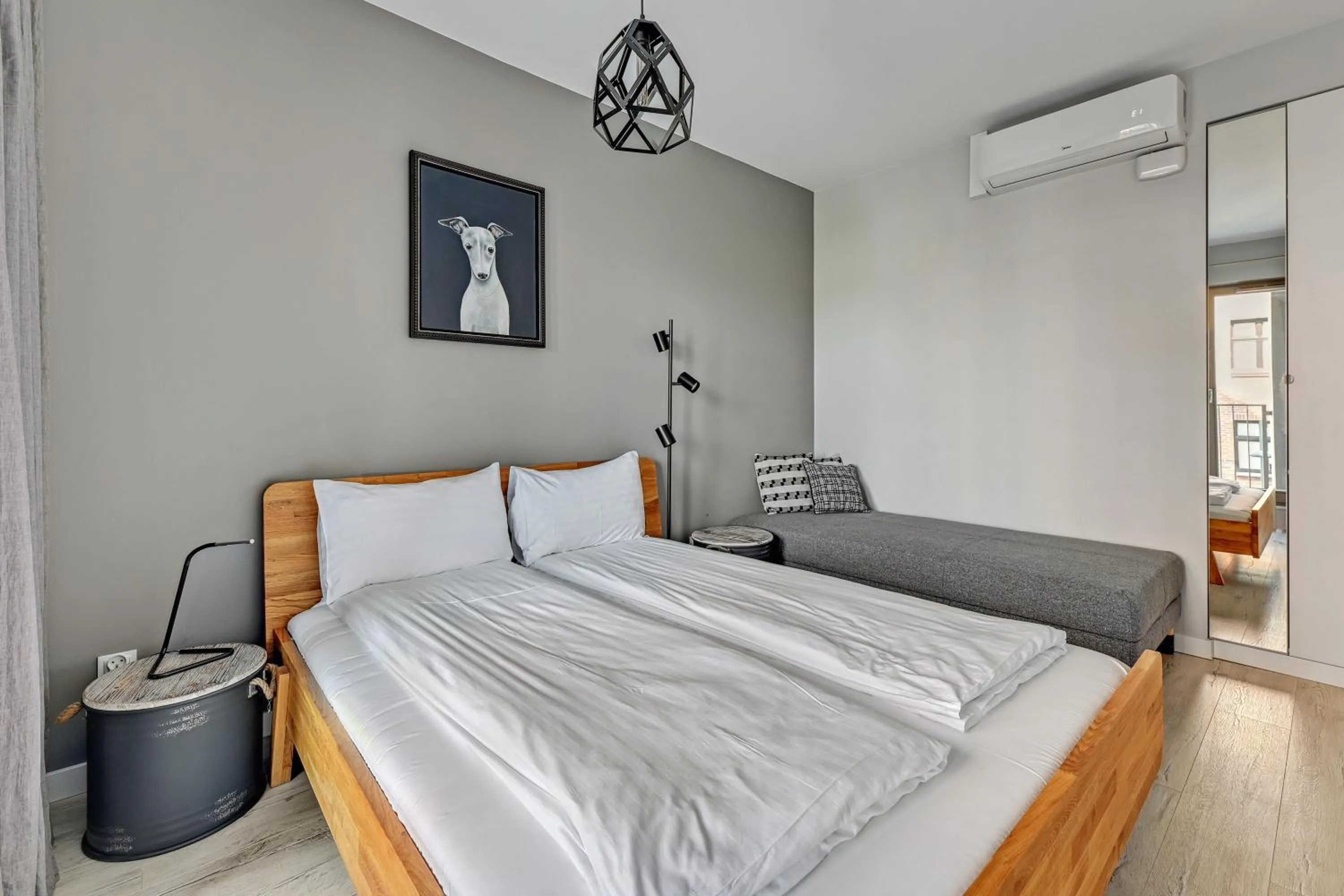 Bed in GRANO APARTMENTS Gdańsk Residence SPA & Wellness - GRANO APARTMENTS Gdańsk Old Town SPA & Wellness