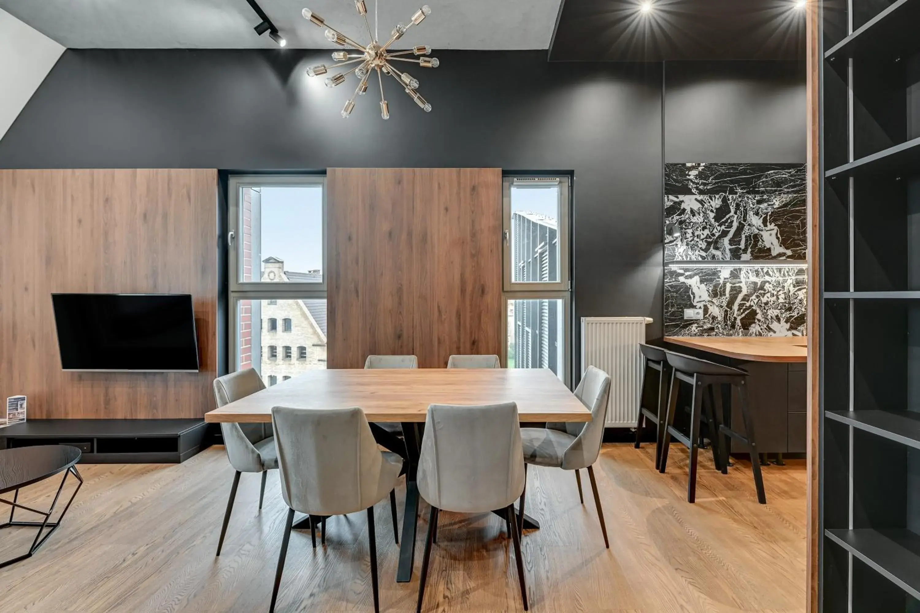 Living room in GRANO APARTMENTS Gdańsk Residence SPA & Wellness Living room in GRANO APARTMENTS Gdańsk Residence SPA & Wellness