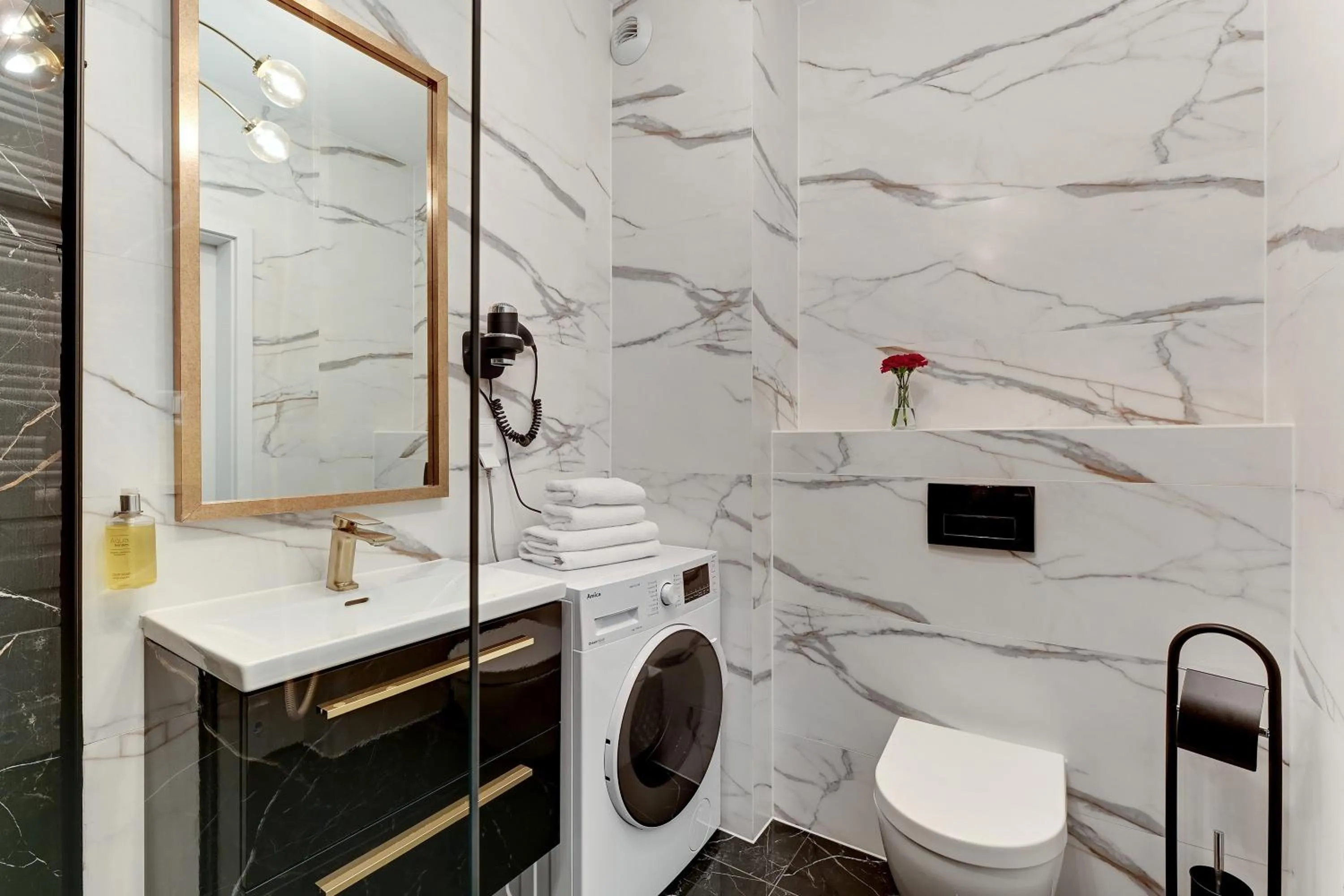 Bathroom in GRANO APARTMENTS Gdańsk Residence SPA & Wellness - GRANO APARTMENTS Gdańsk Old Town SPA & Wellness