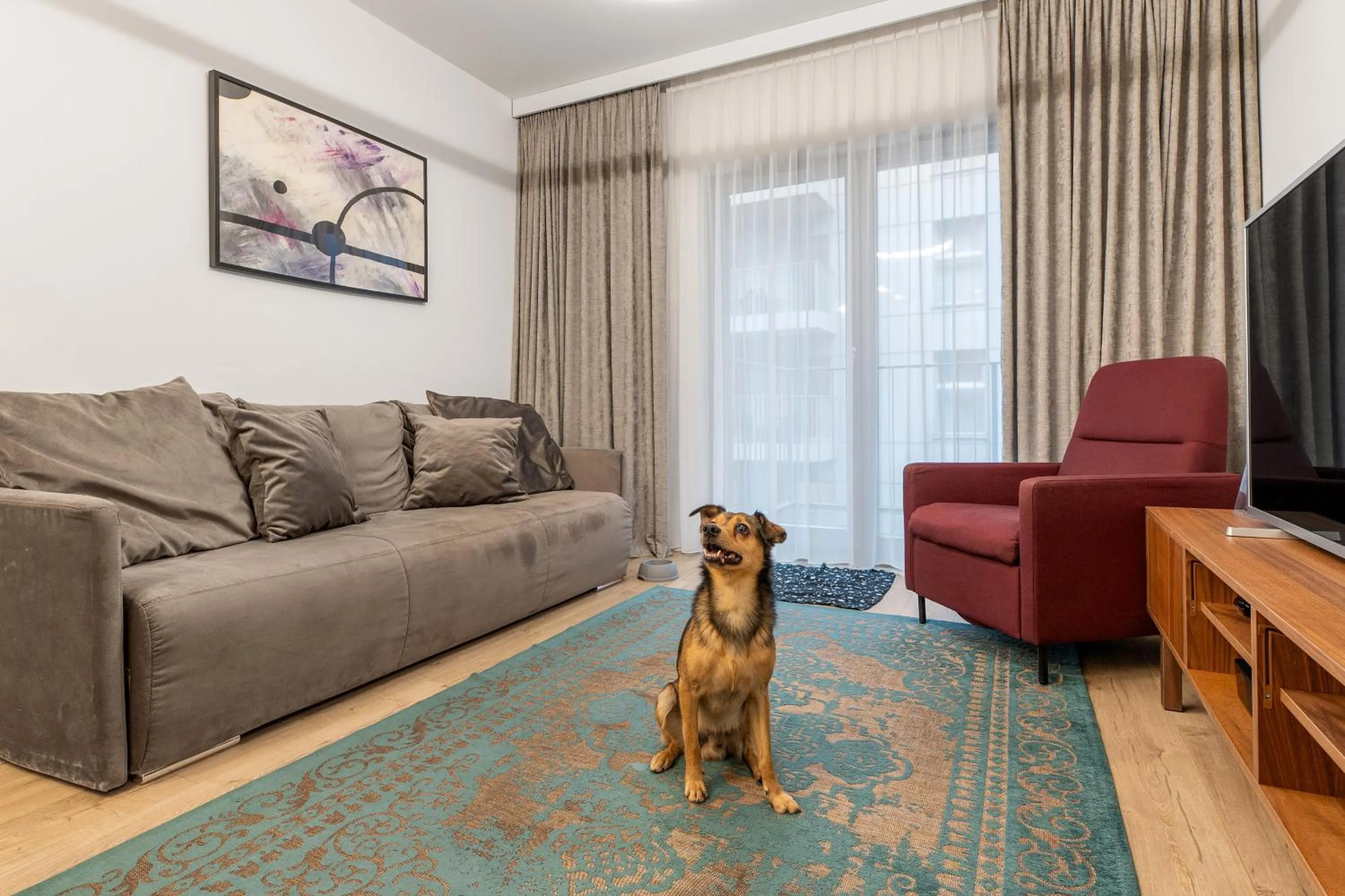 Living room in GRANO APARTMENTS Gdańsk Residence SPA & Wellness - GRANO APARTMENTS Gdańsk Old Town SPA & Wellness